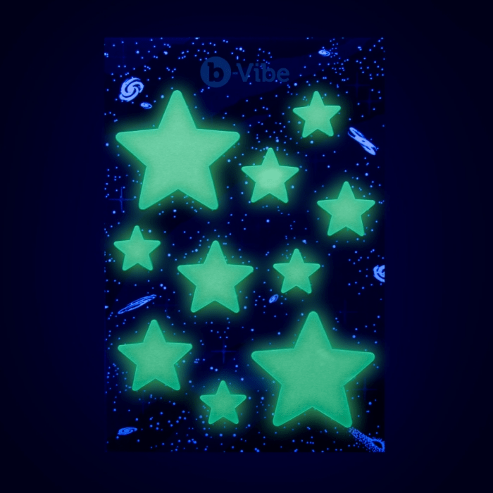 b-Vibe Anal Toys ASSTRONAUT GLOW-IN-THE-DARK BUTT PLAY SET