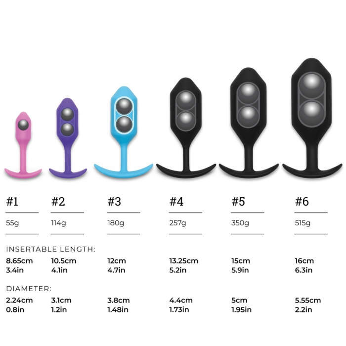 b-Vibe Anal Toys SNUG PLUG 5 | BLACK