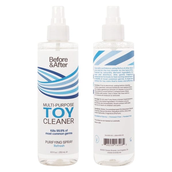 Before & After Lubes Spray Toy Cleaner Refresh 8.5oz | 250mL