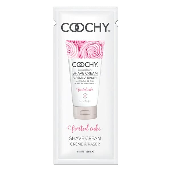 Coochy Lubes Default Frosted Cake Shave Cream.5oz Foil