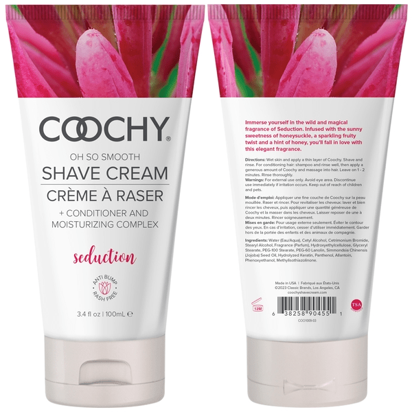 Coochy Lubes Shave Cream - Seduction 3.4oz | 100mL