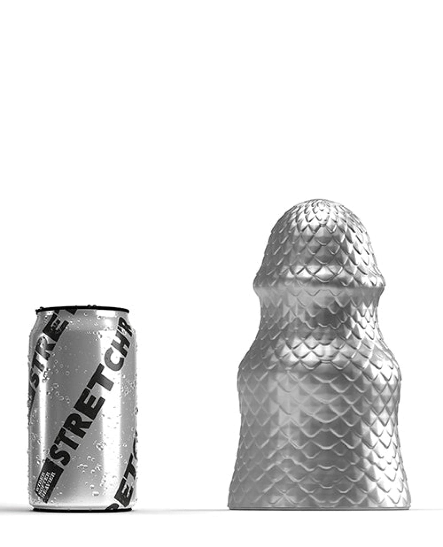 Doll Authority Anal Products 665 Stretch'r Scaly Butt Plug - Gun Metal