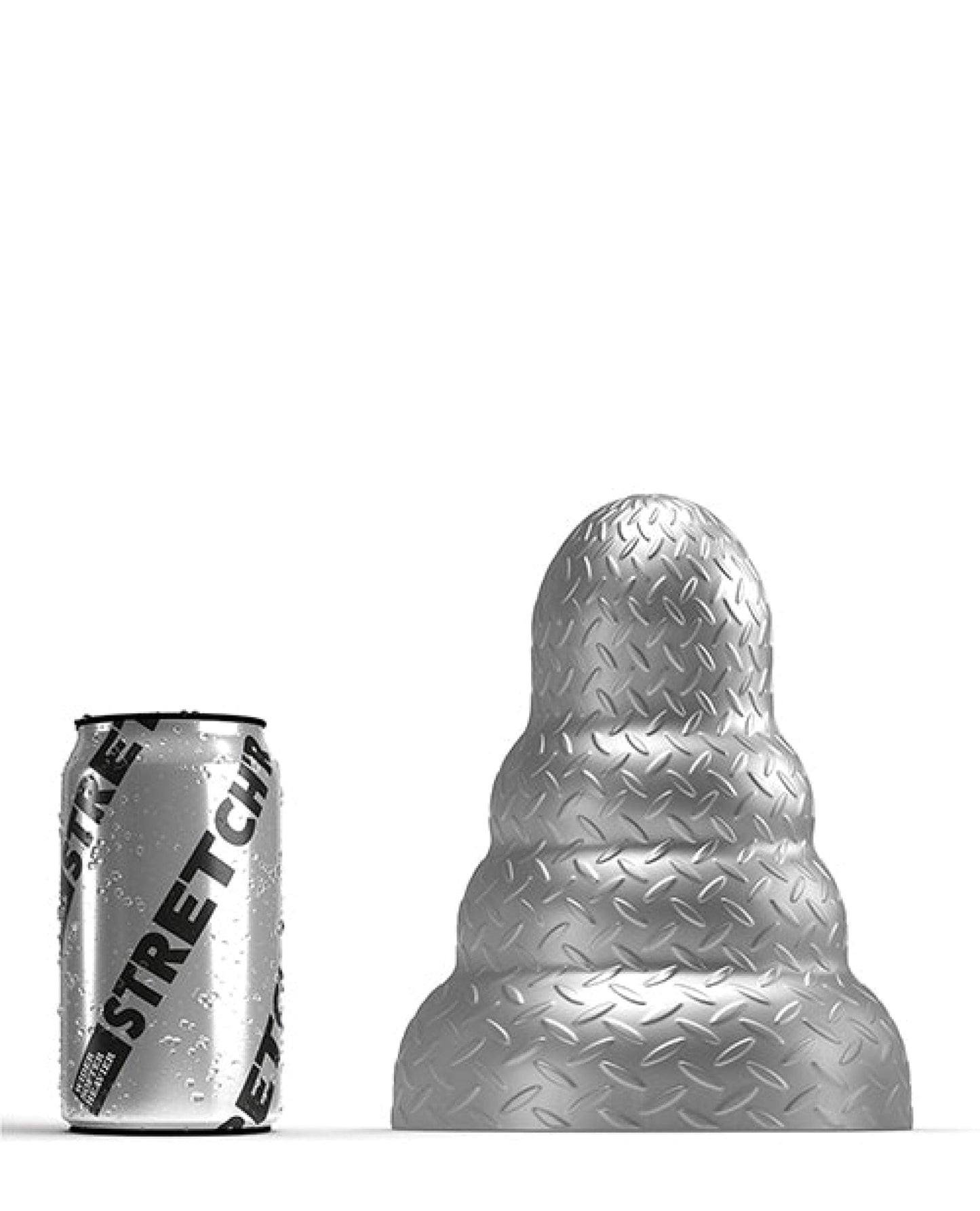 Doll Authority Anal Products 665 Stretch'r Tripole Butt Plug - Gun Metal