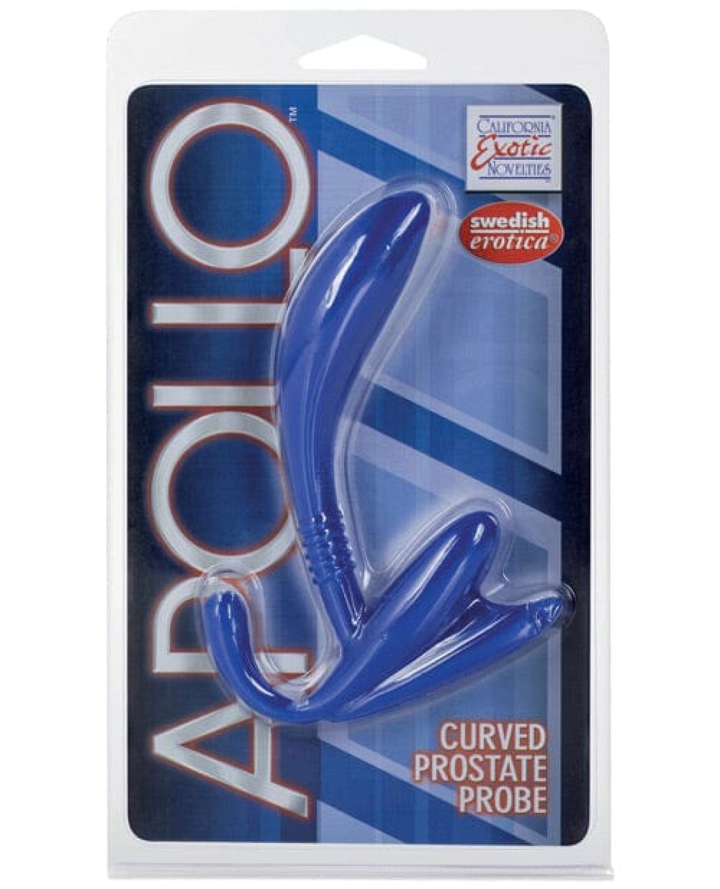 Doll Authority Anal Products Blue Apollo Curved Prostate Probe