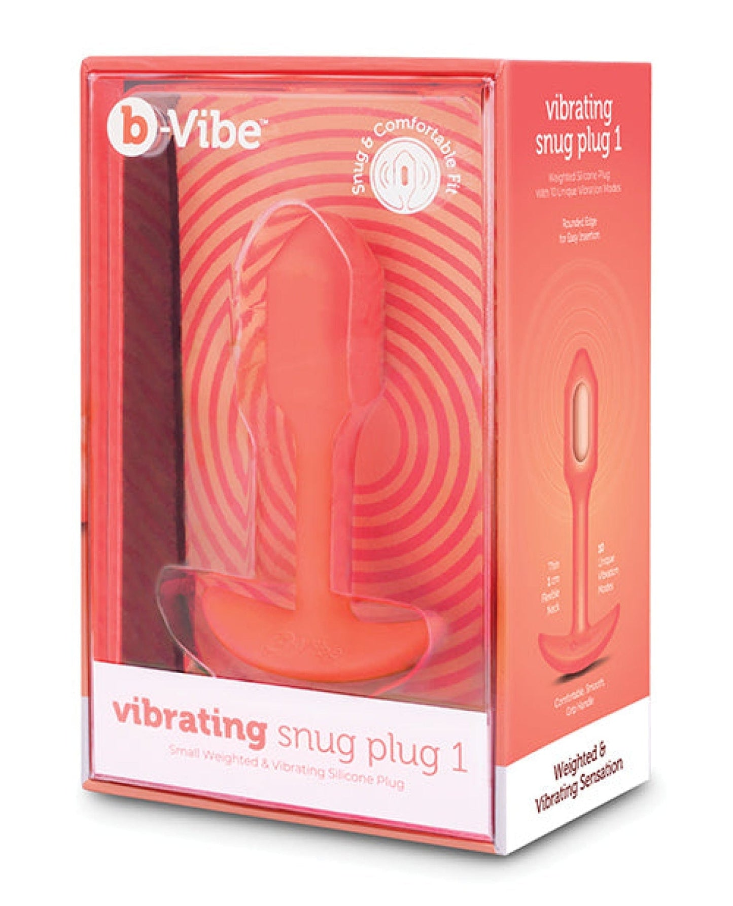 Doll Authority Anal Products Orage / Small B-vibe Vibrating Snug Plug