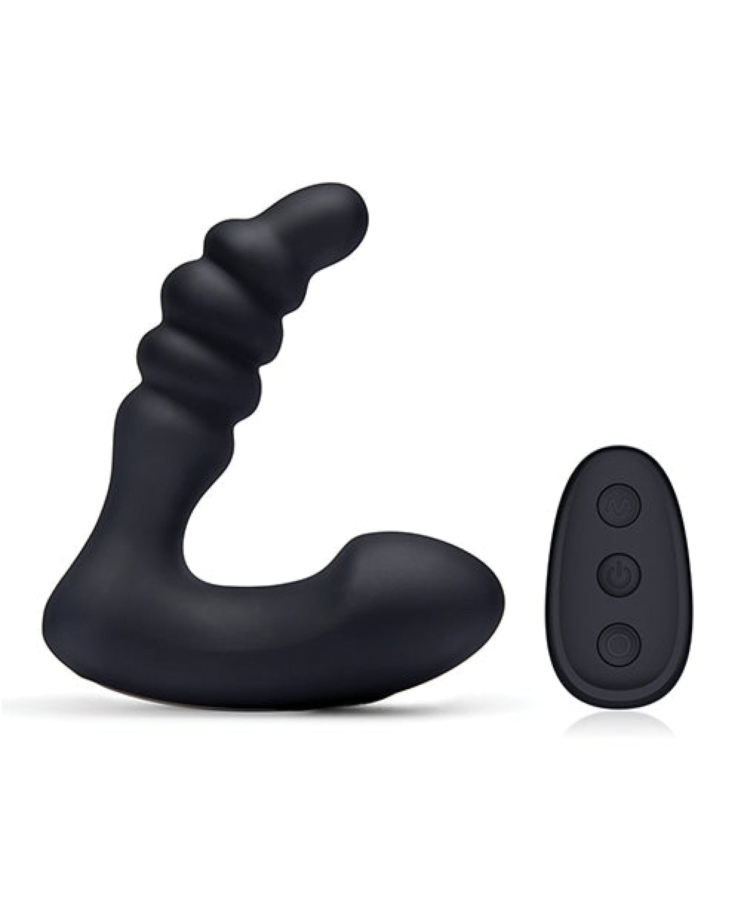 Doll Authority Anal Products Blue Line Vibrating Prostate Prodder W-remote - Black