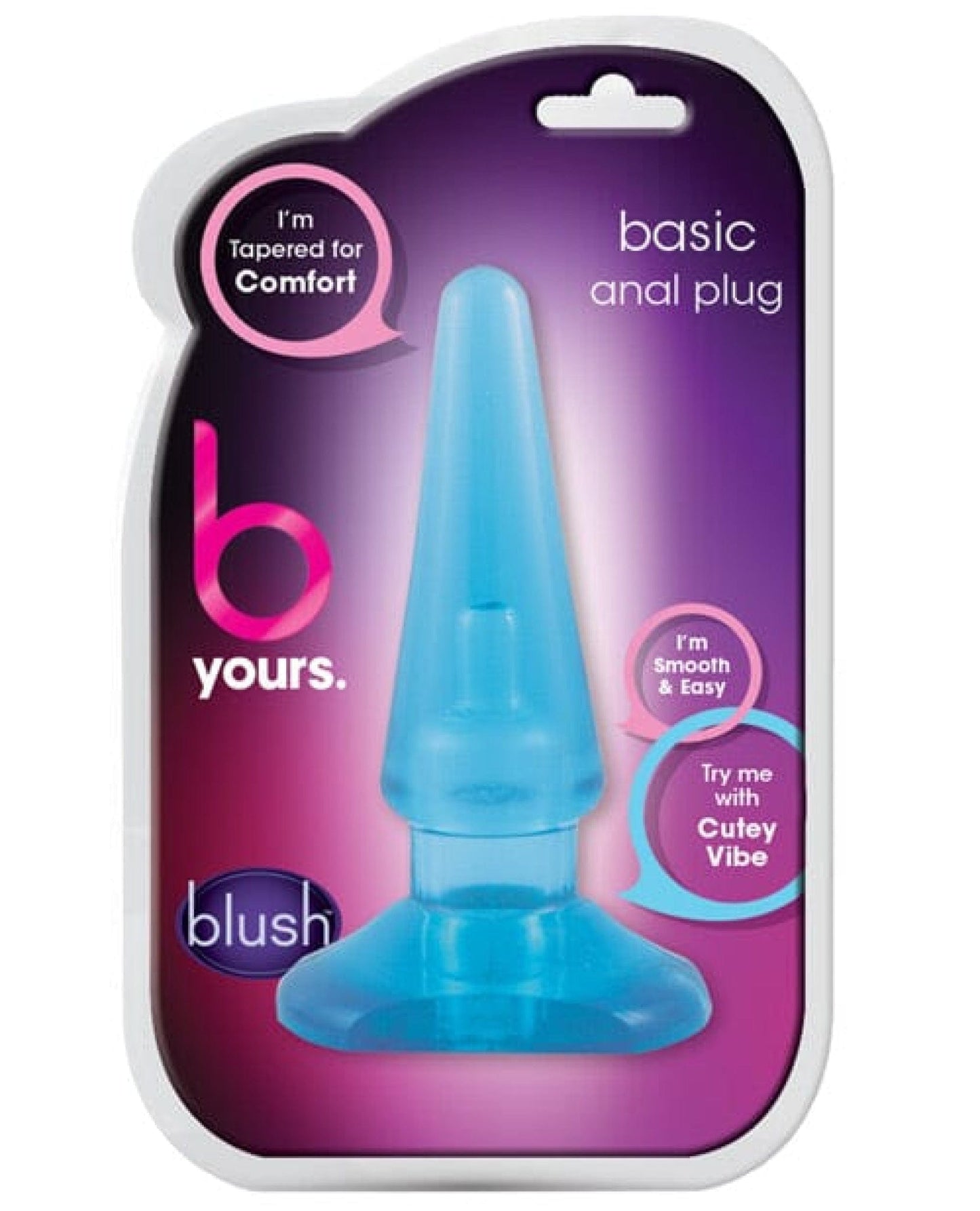 Doll Authority Anal Products Blue Blush B Yours Basic Anal Plug