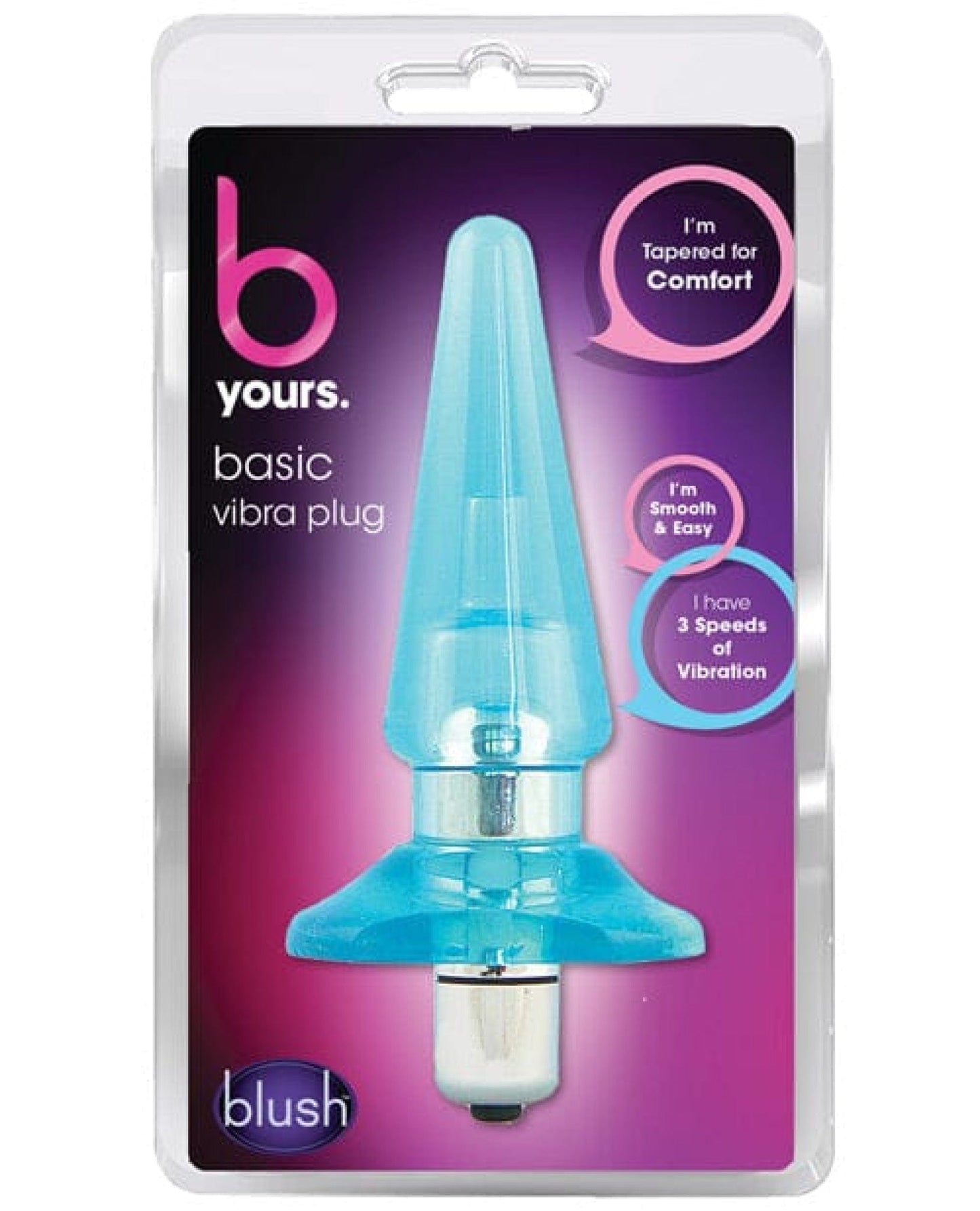 Doll Authority Anal Products Blue Blush B Yours Basic Vibra Plug