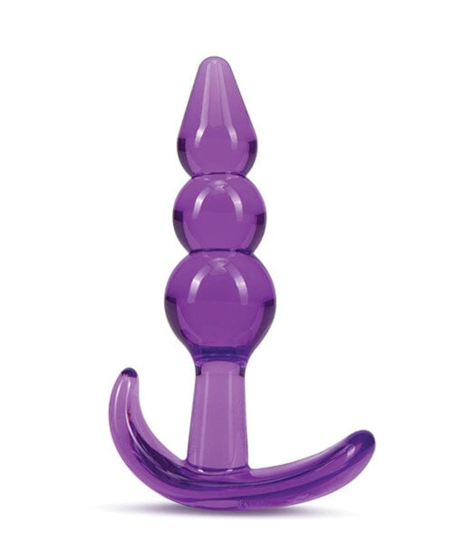 Doll Authority Anal Products Blush B Yours Triple Bead Anal Plug - Purple