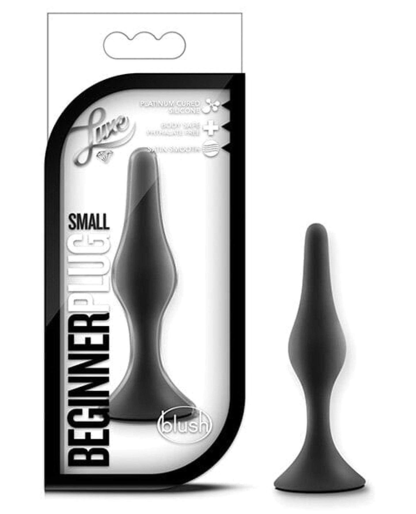 Doll Authority Anal Products Black / Small Blush Luxe Beginner Plug Small
