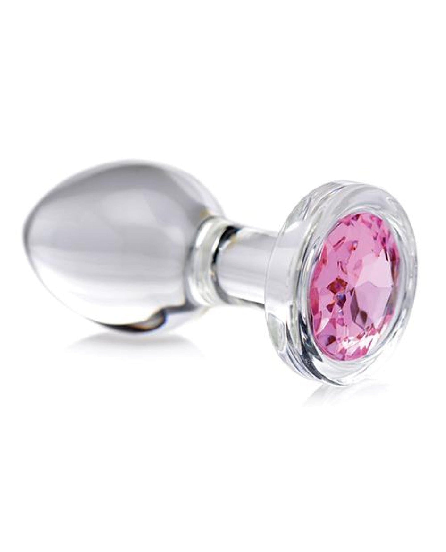 Doll Authority Anal Products Booty Sparks Pink Gem Glass Anal Plug
