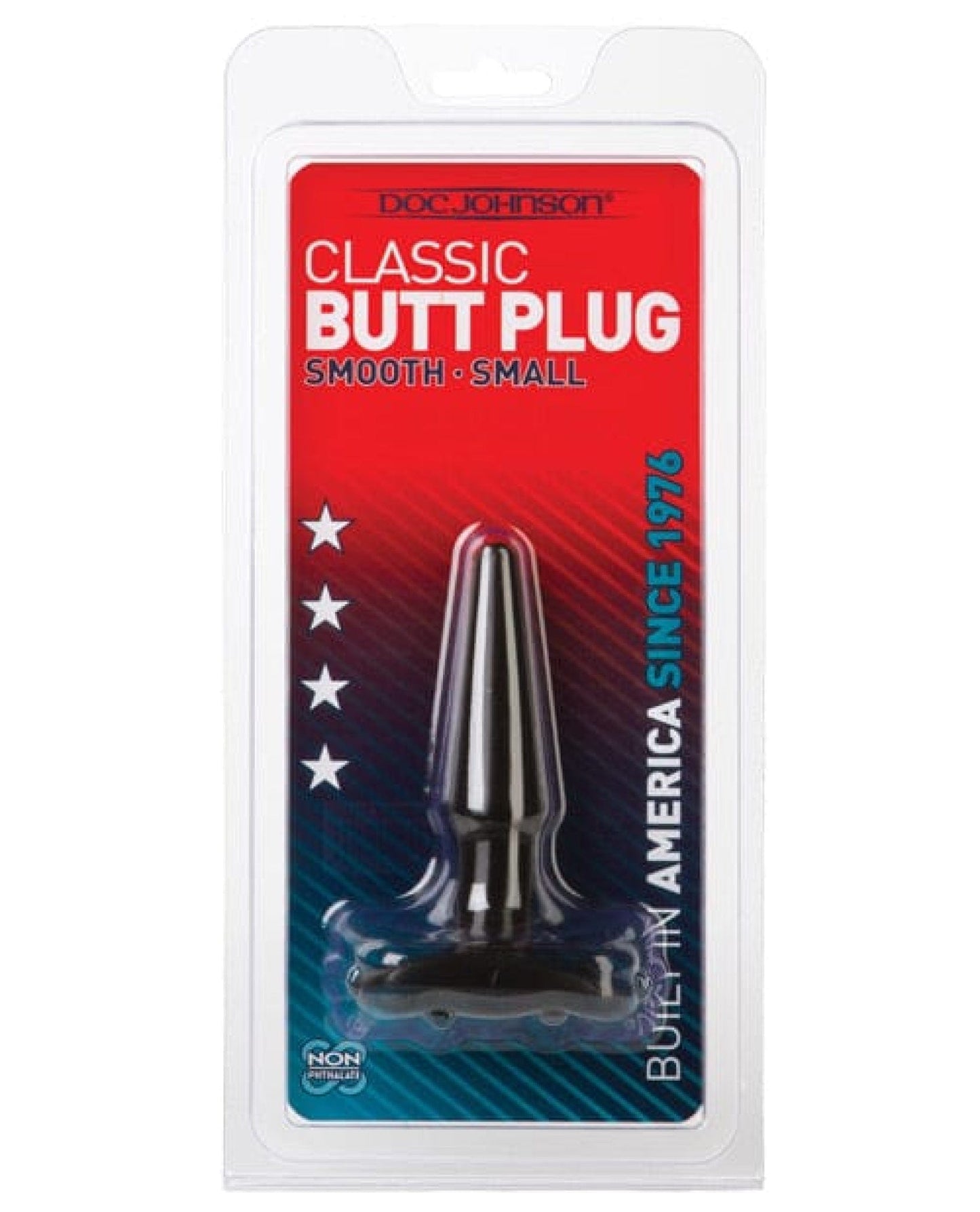 Doll Authority Anal Products Black / Small Classic Butt Plug