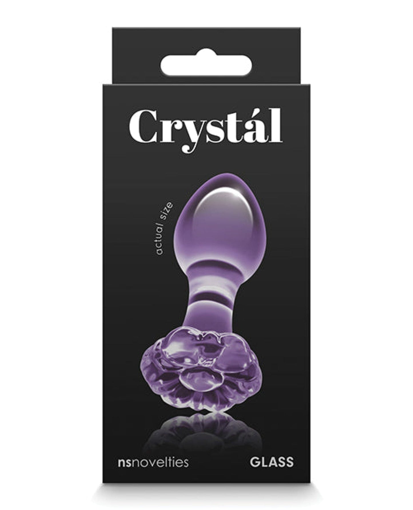Doll Authority Anal Products Purple Crystal Flower Butt Plug