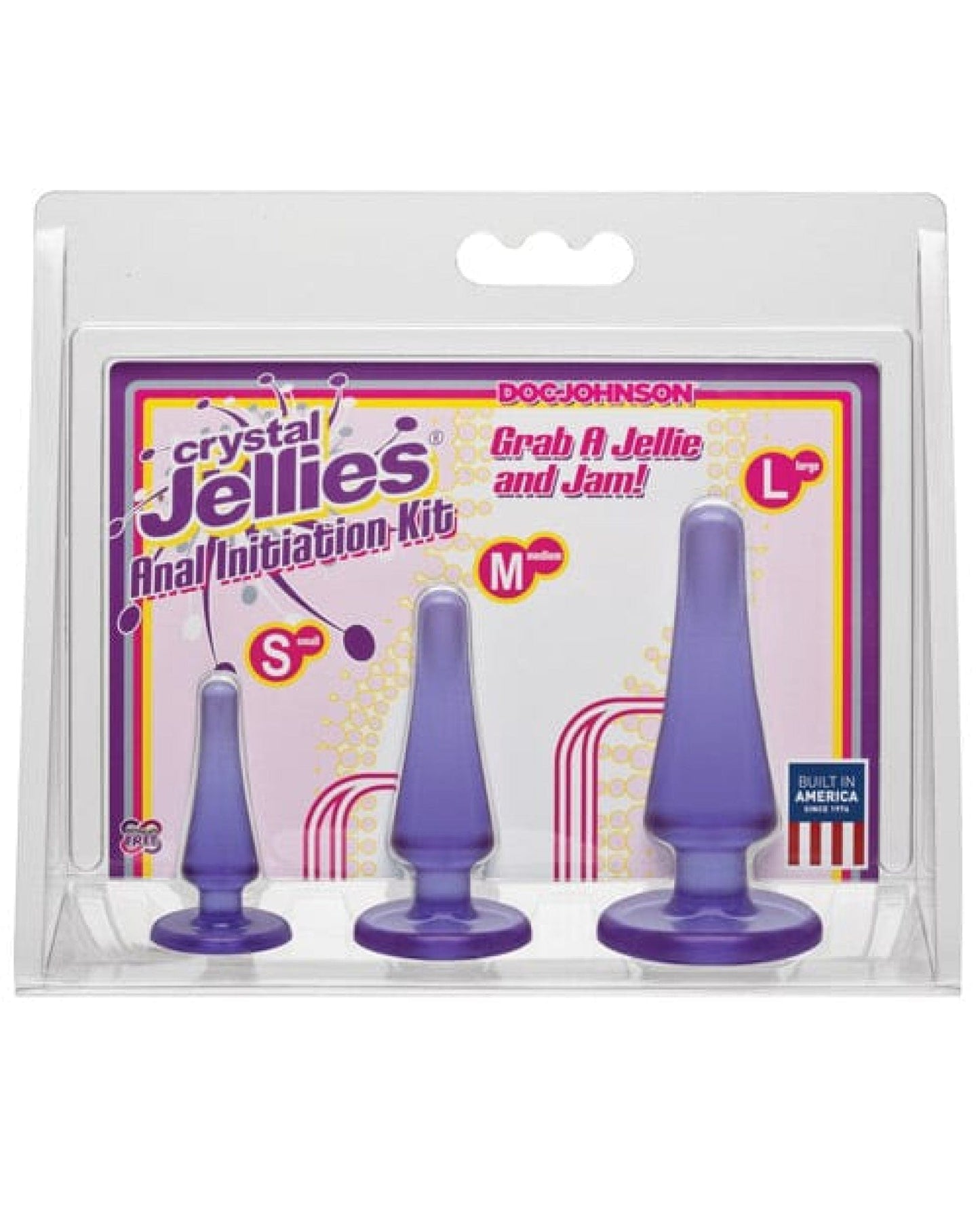 Doll Authority Anal Products Purple Crystal Jellies Anal Initiation Kit