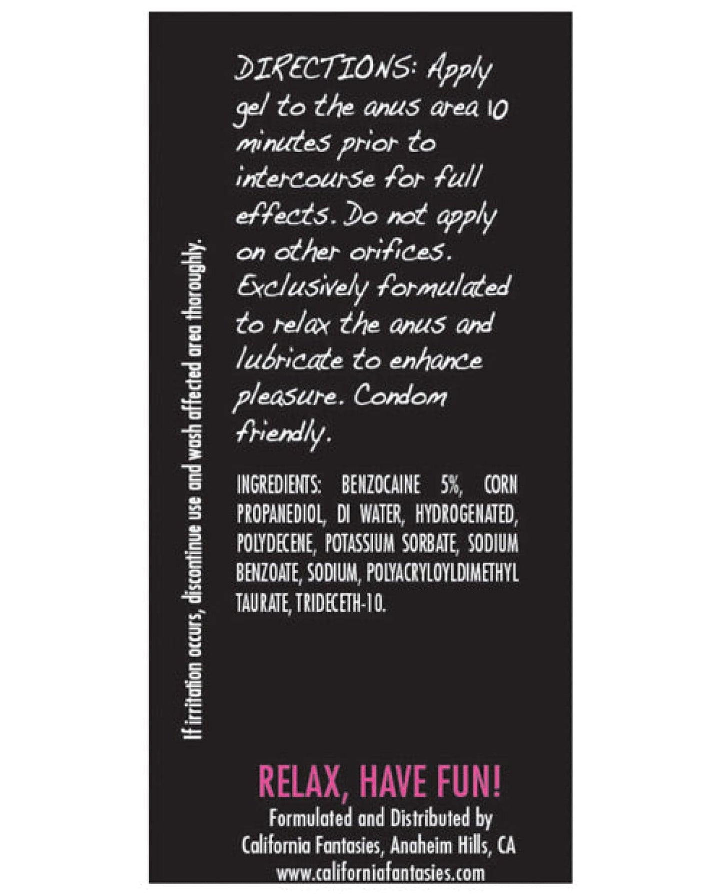 Doll Authority Anal Products Dare Anal Desensitizing Cream - .5 Oz Tube Boxed