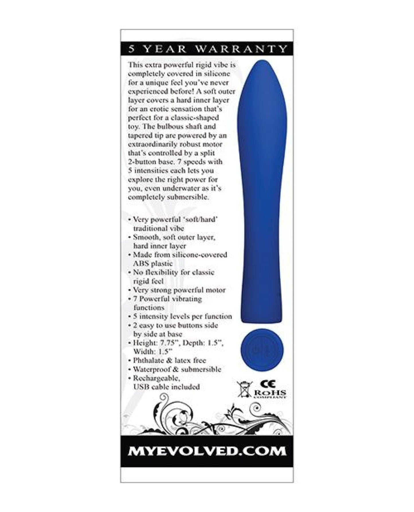 Doll Authority Anal Products Evolved Robust Rumbler - Blue
