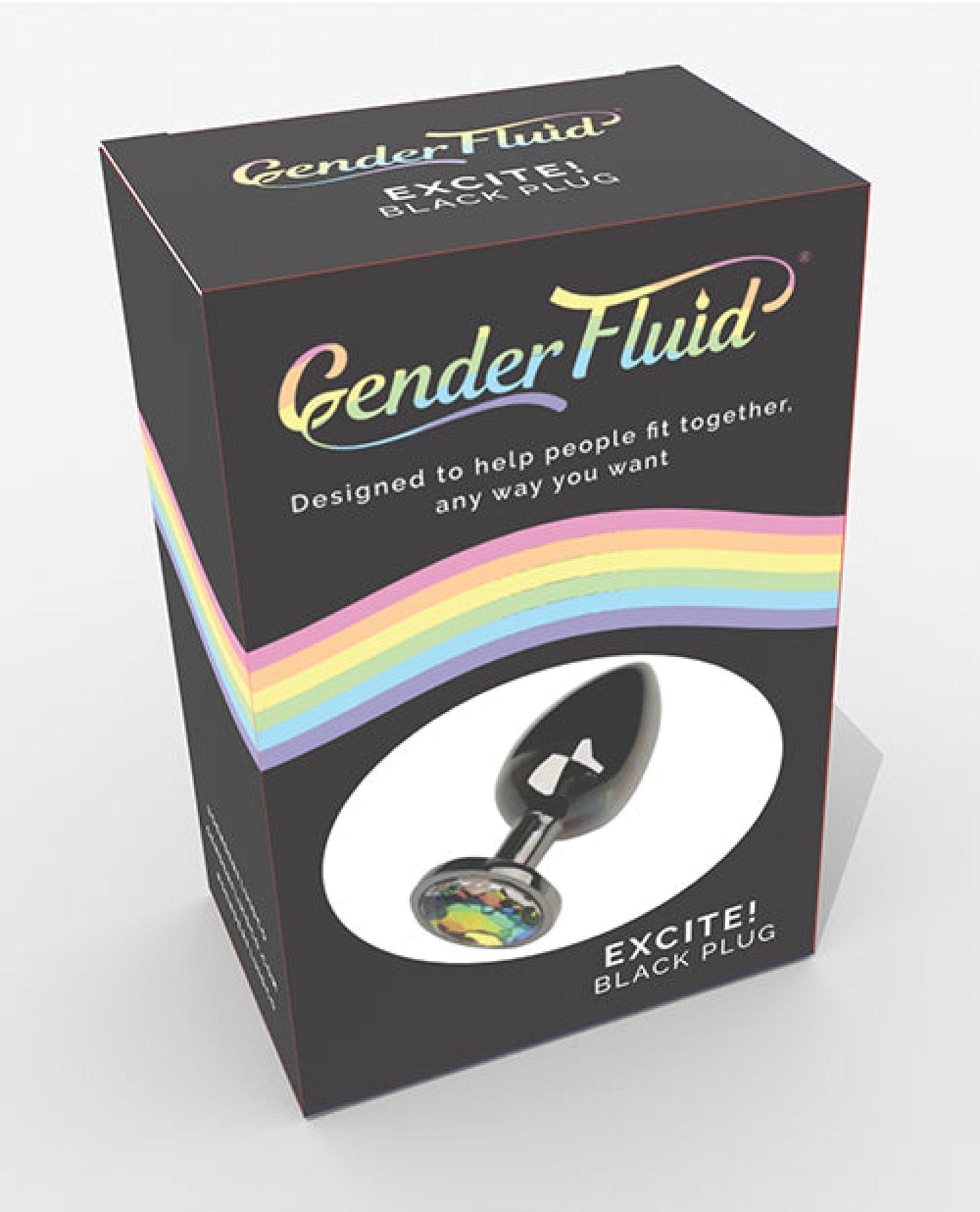 Doll Authority Anal Products Black Gender Fluid Excite! Plug