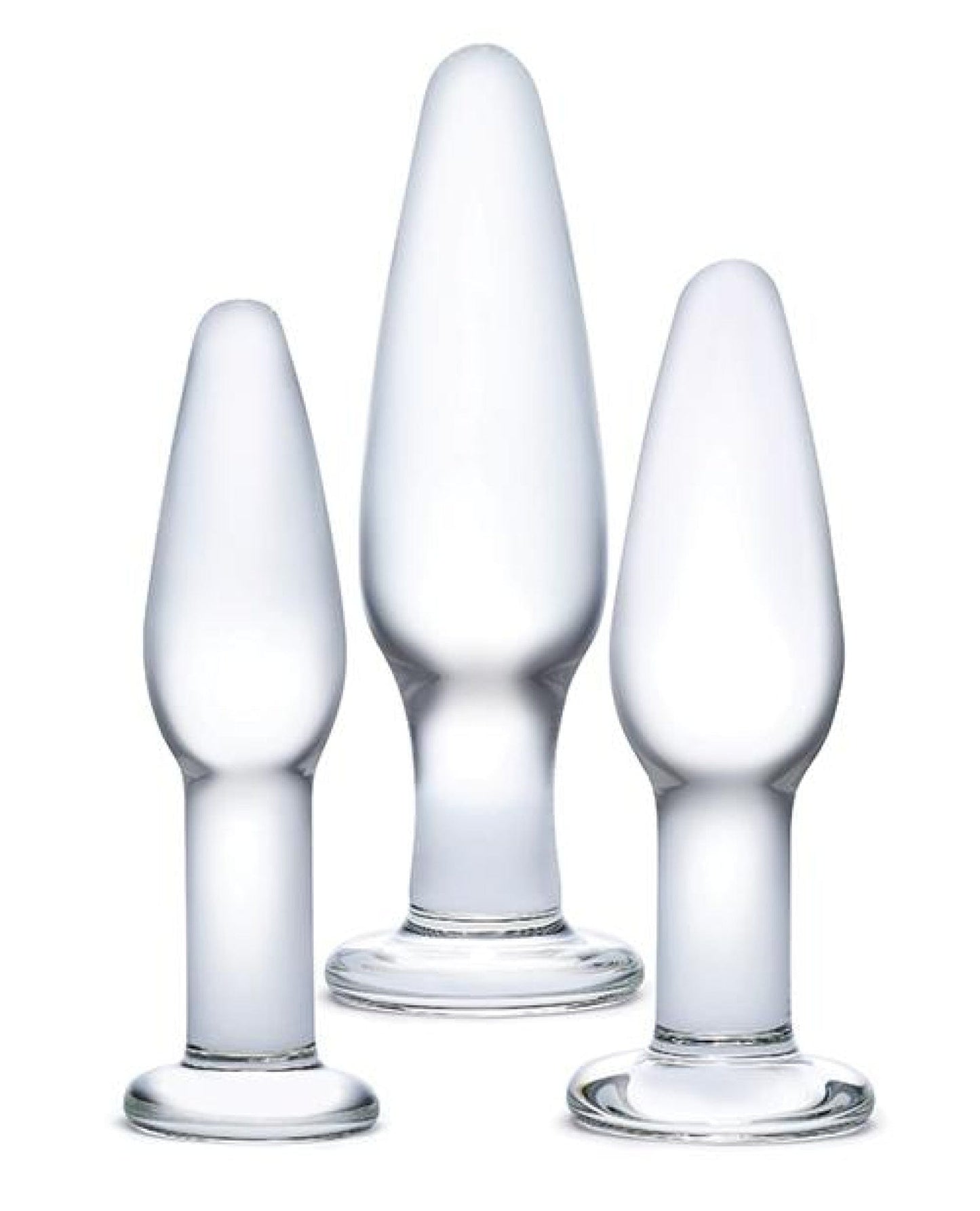Doll Authority Anal Products Glas 3 Pc Glass Anal Training Kit