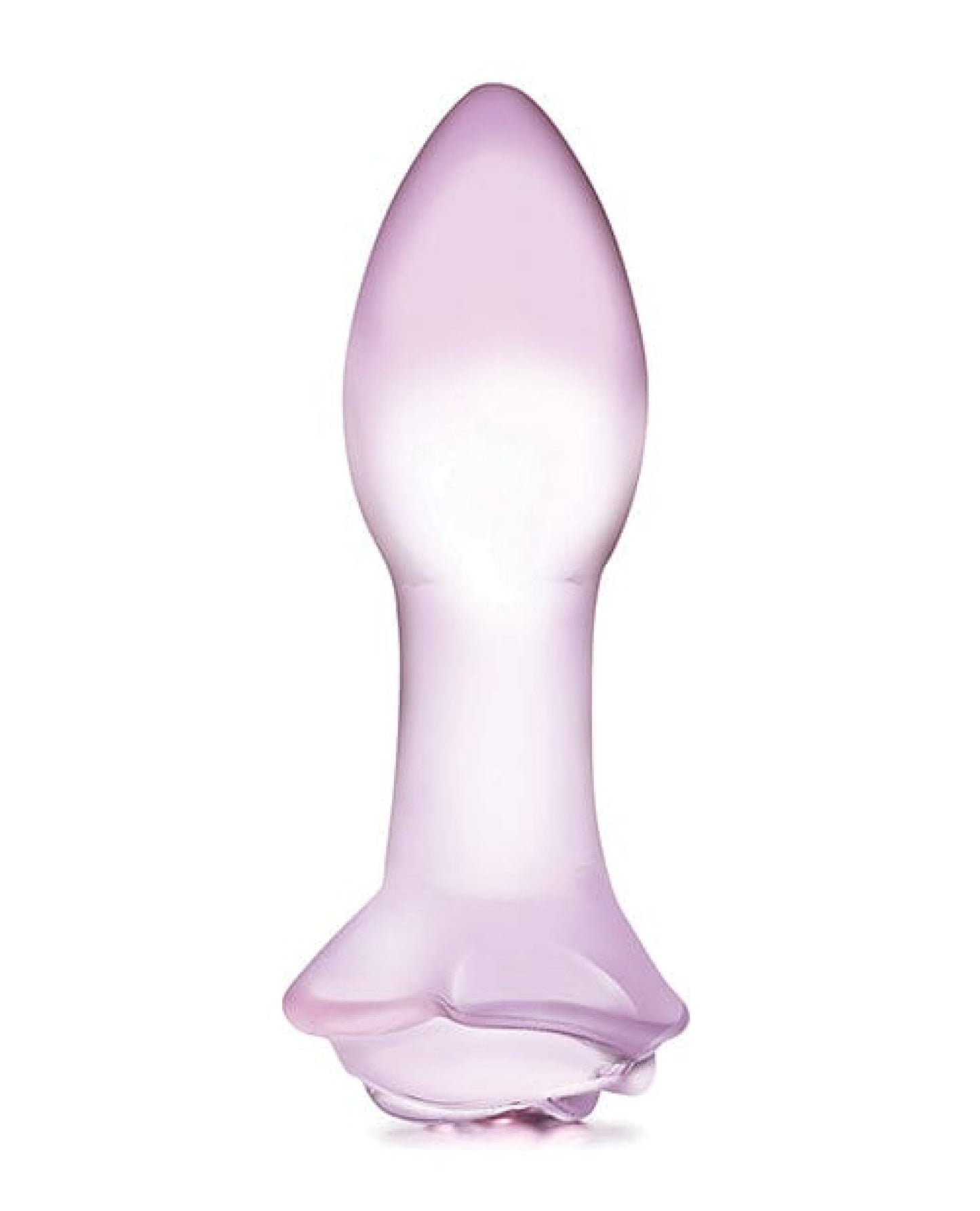 Doll Authority Anal Products Glas 5" Rosebud Glass Butt Plug - Pink