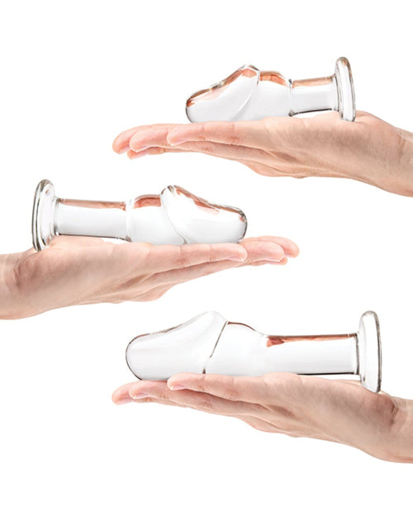 Doll Authority Anal Products Glas Helmet Head Anal Training Kit - Set of 3