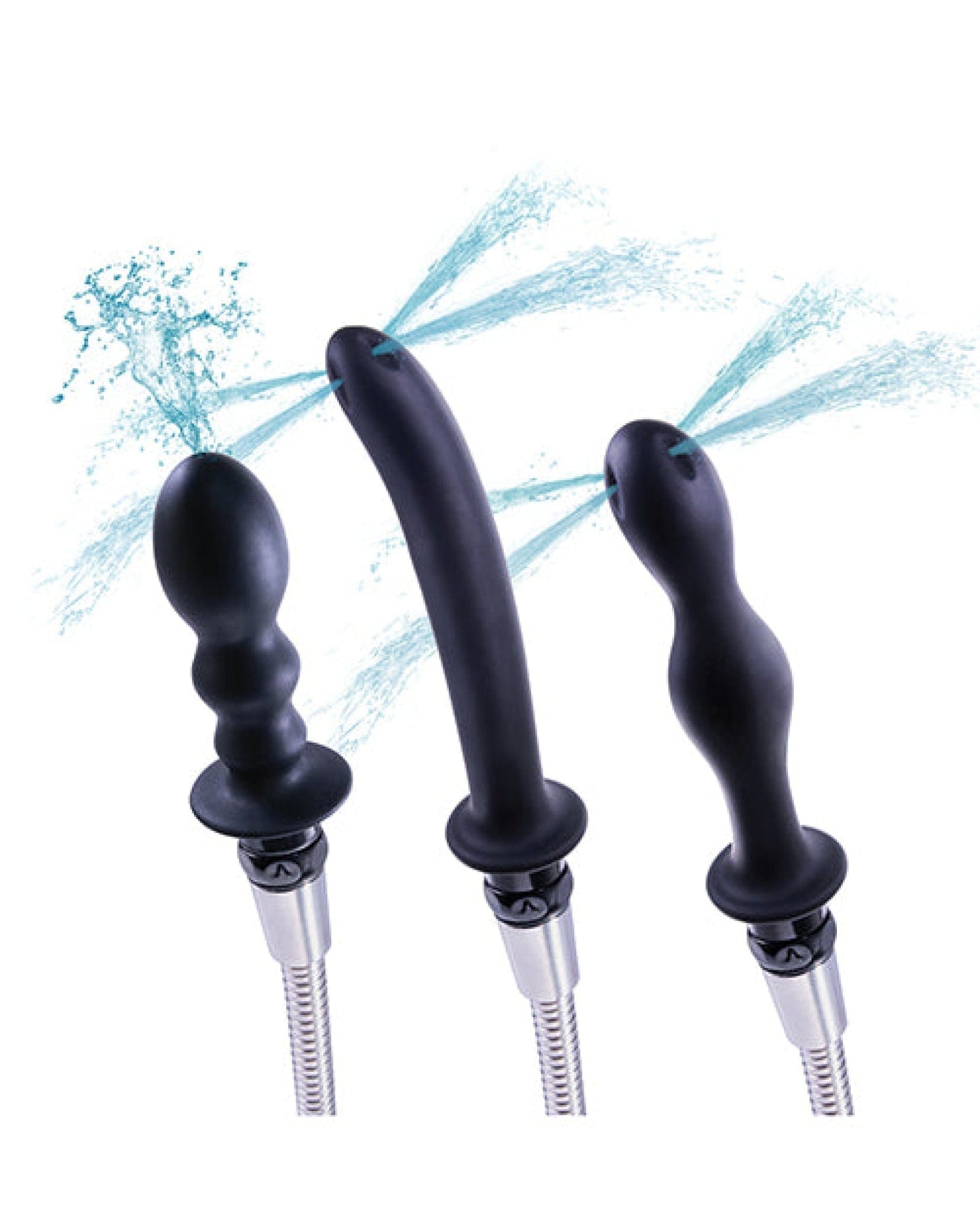 Doll Authority Anal Products H2o Hydro Douche Kit - Black