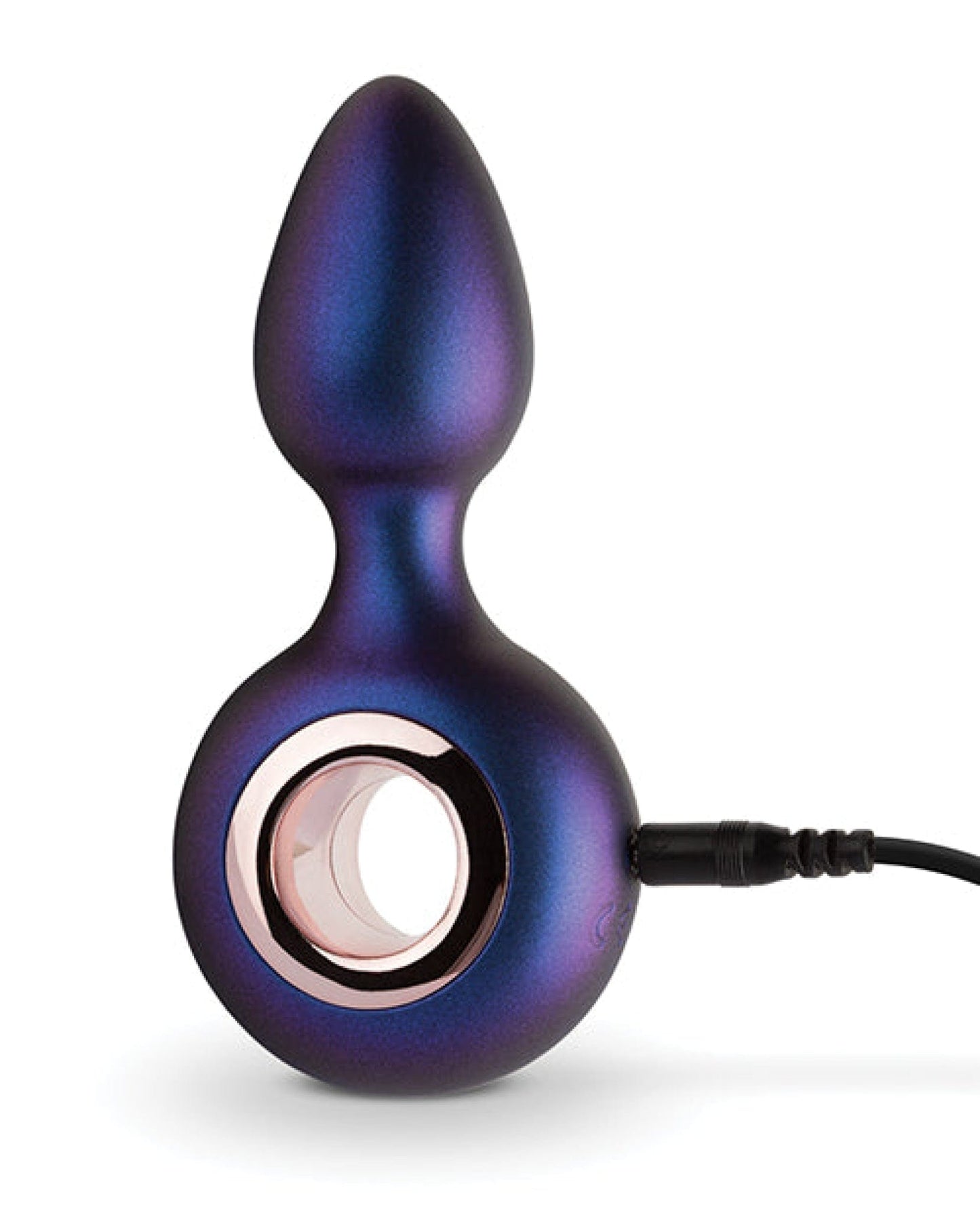 Doll Authority Anal Products Hueman Deep Space Vibrating Anal Plug - Purple
