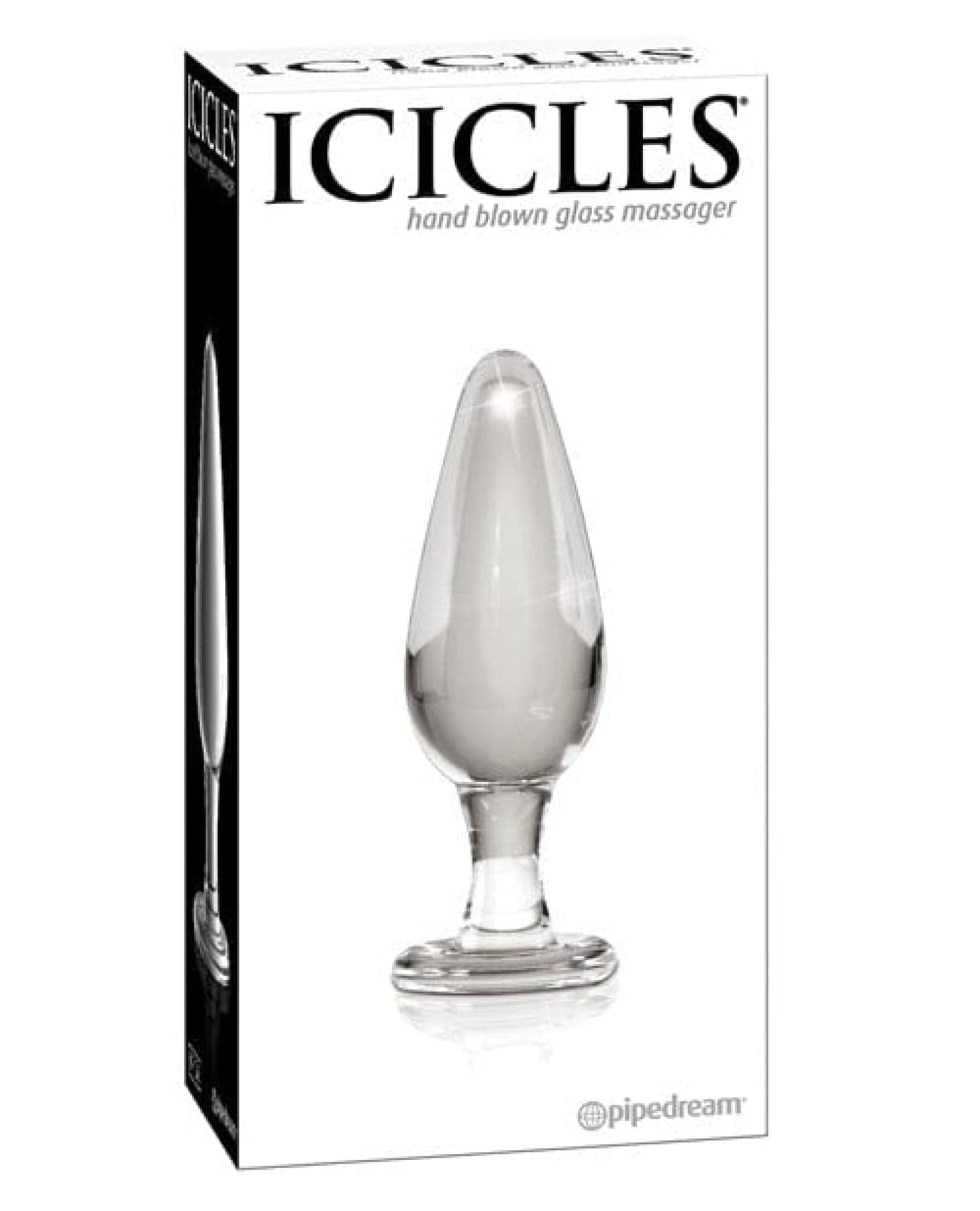 Doll Authority Anal Products Icicles No. 26 Hand Blown Glass - Clear