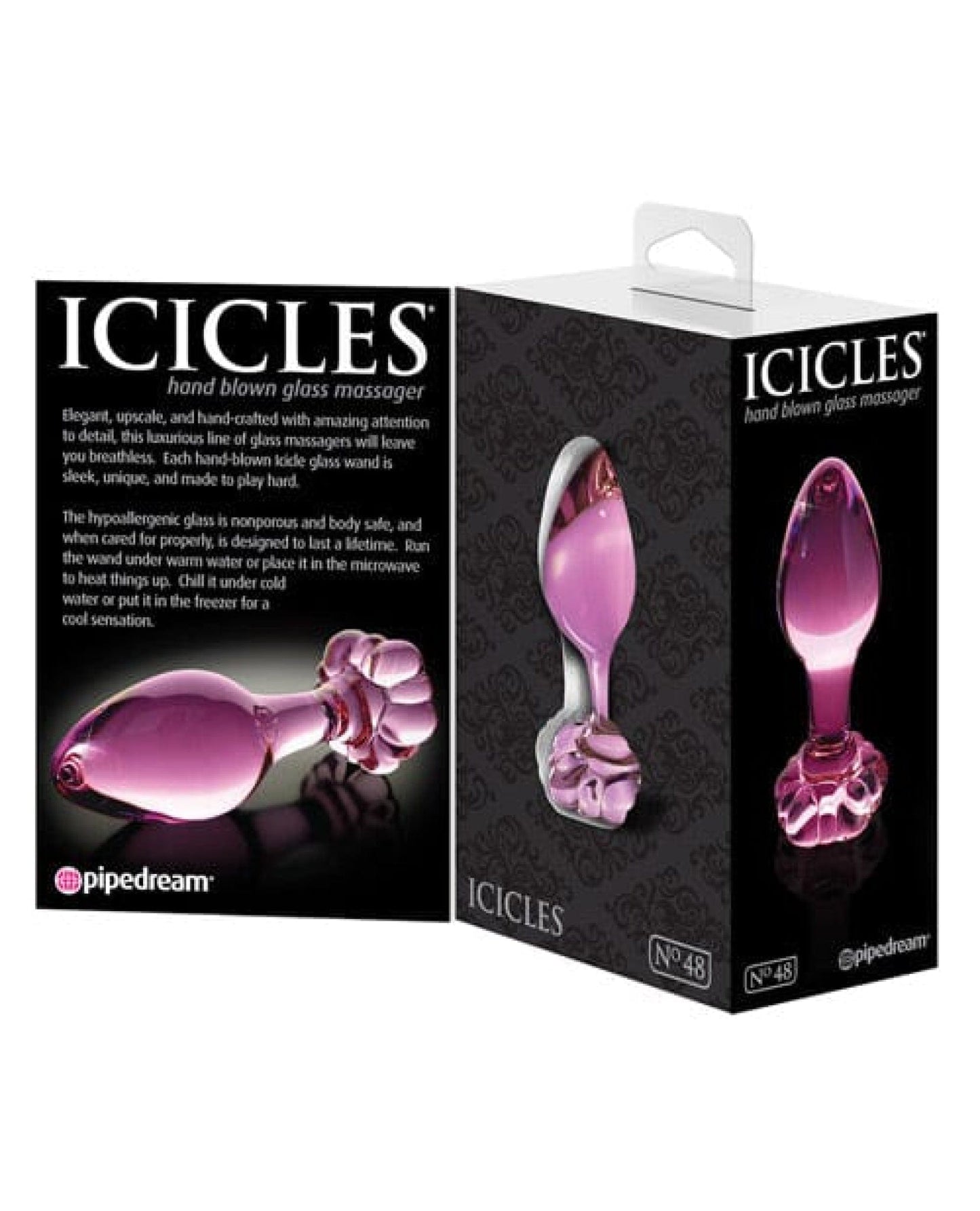 Doll Authority Anal Products Icicles No. 48 Butt Plug - Pink