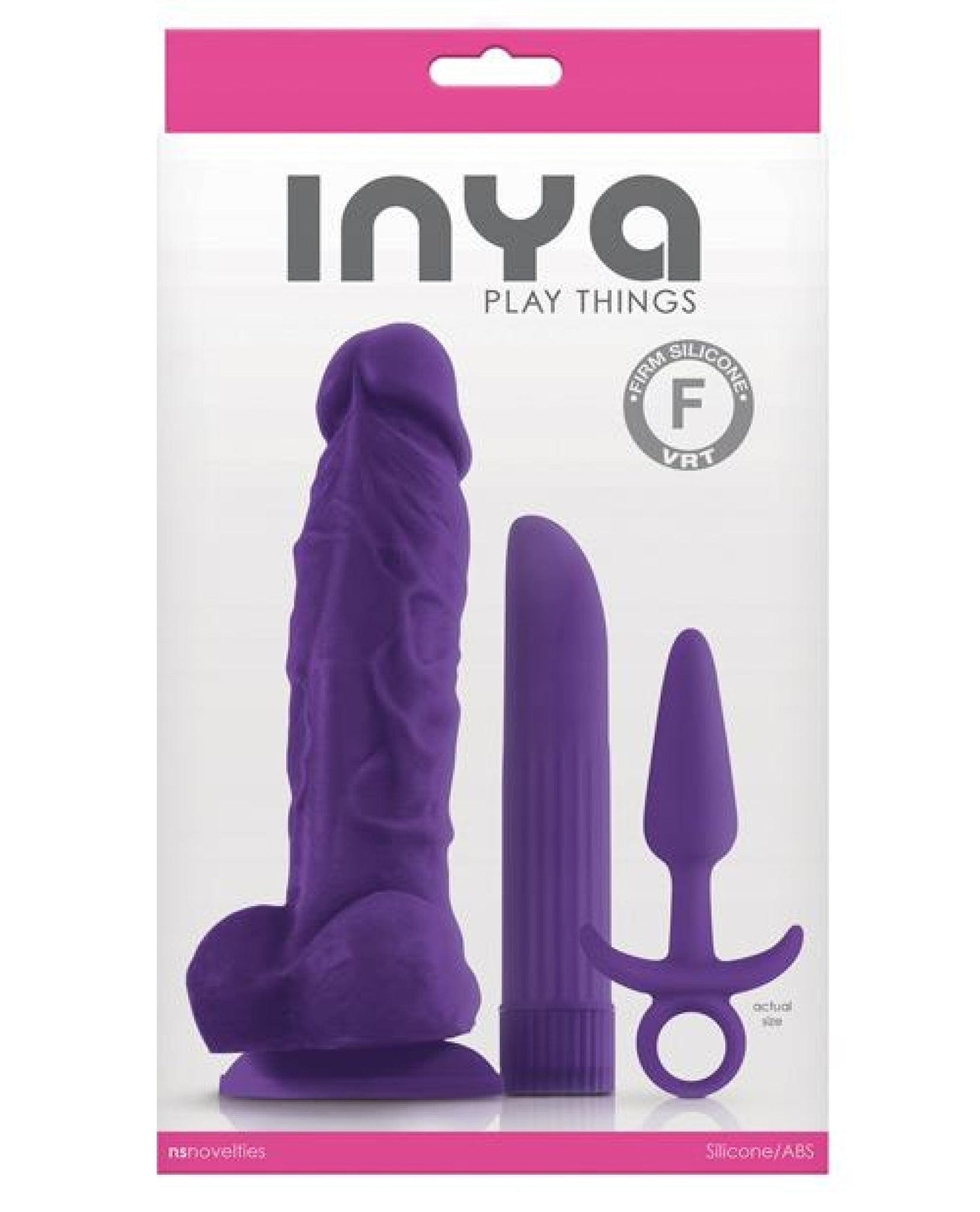 Doll Authority Anal Products Purple "Inya Play Things Set Of Plug