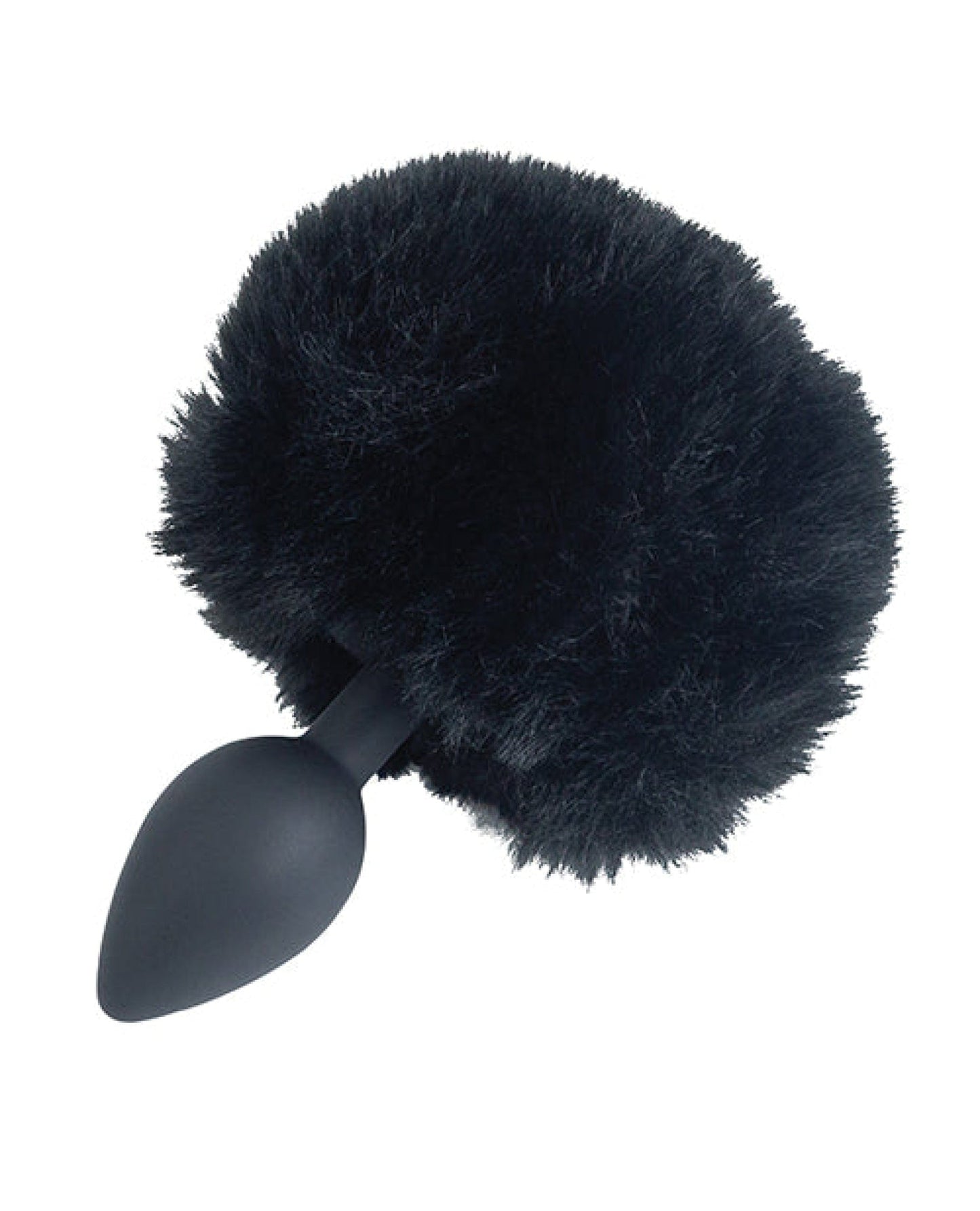 Doll Authority Anal Products Punishment Bunny Tail Butt Plug - Black