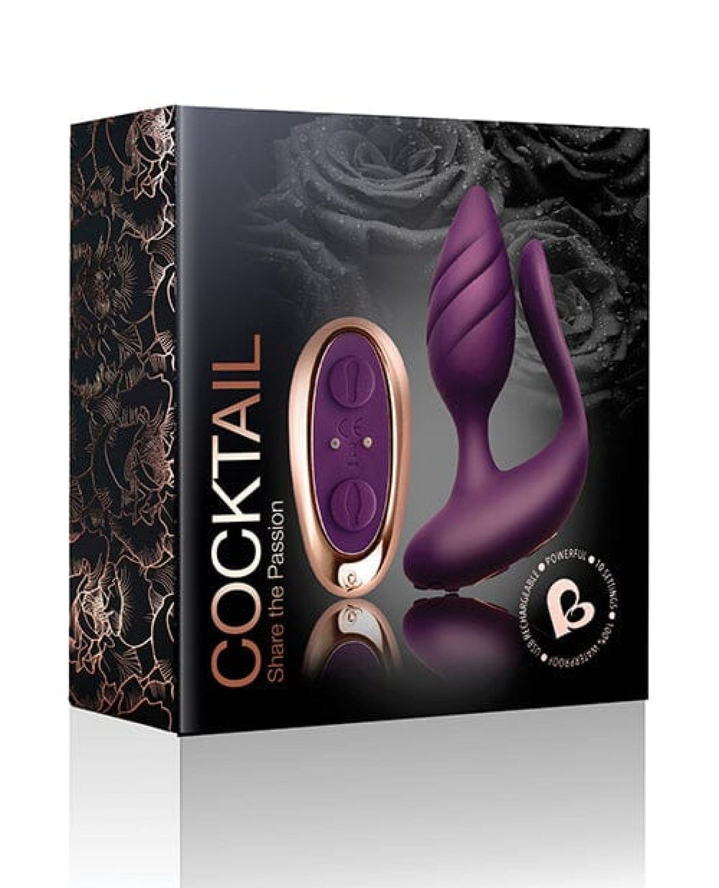 Doll Authority Anal Products Burgundy Rocks Off Cocktail