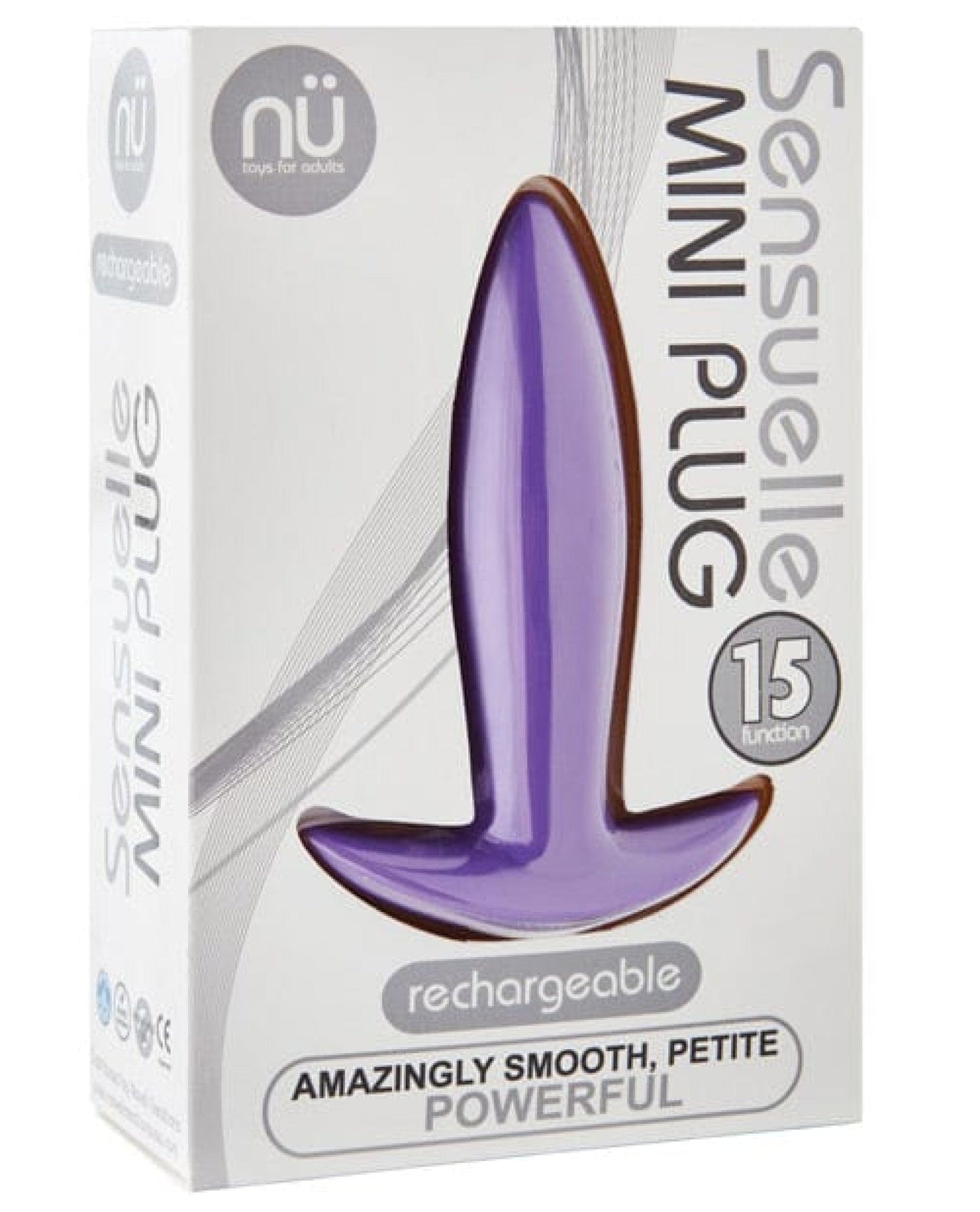 Doll Authority Anal Products Purple Sensuelle Mini Butt Plug