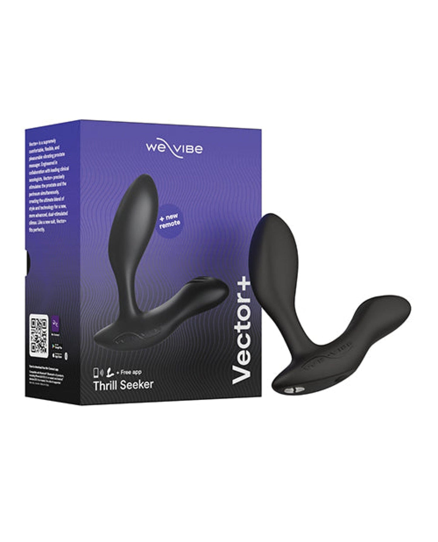 Doll Authority Anal Products Charcoal Black We-vibe Vector+