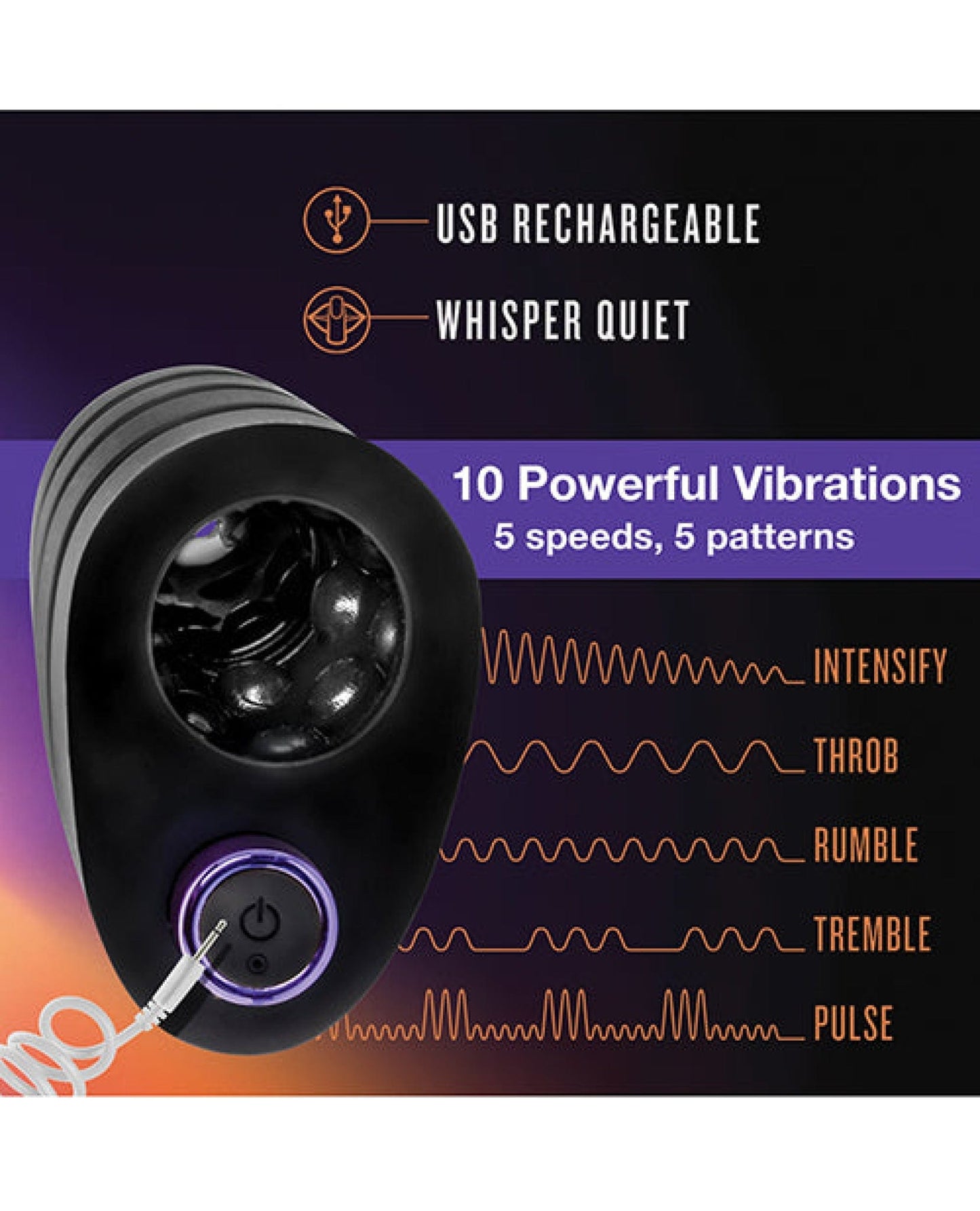 Doll Authority Dolls & Masturbators Blush M Elite Platinum Strok - Black