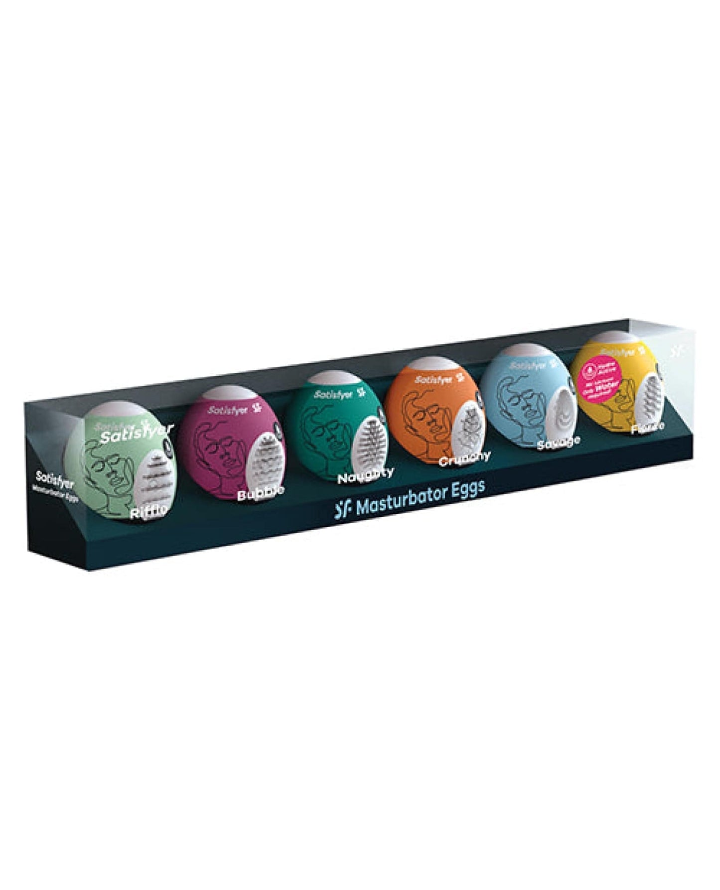 Doll Authority Dolls & Masturbators Satisfyer Masturbator Egg 6er Set - Assorted