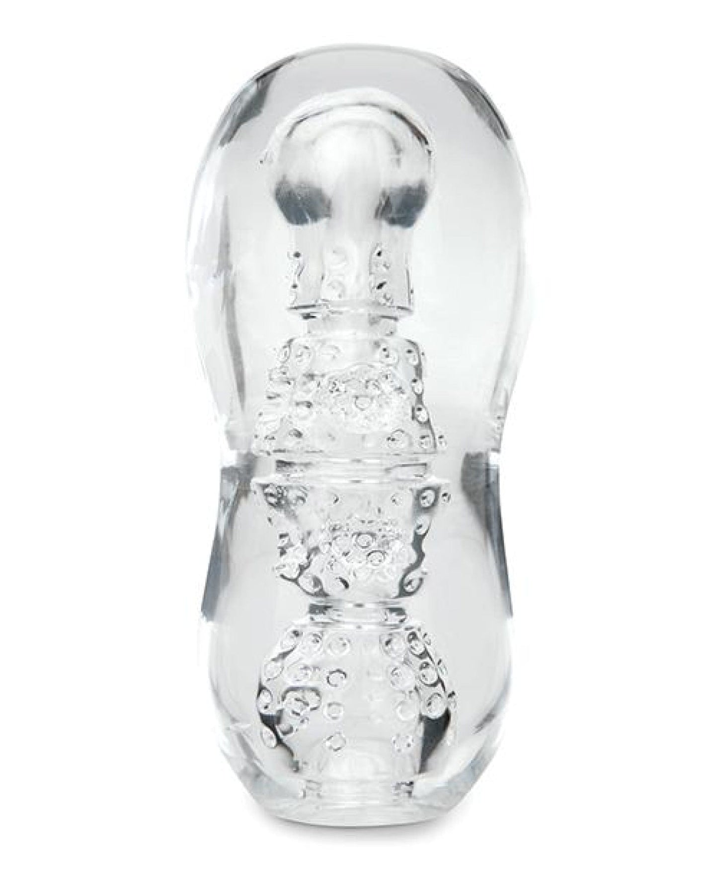 Doll Authority Dolls & Masturbators Zolo Gripz Dotted Stroker - Clear