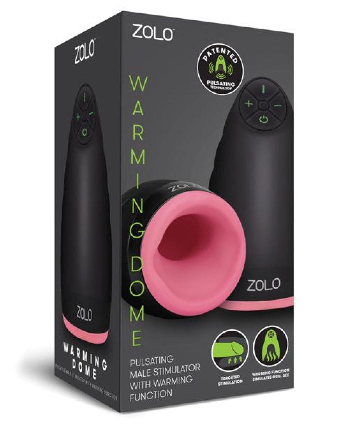 Doll Authority Dolls & Masturbators Zolo Pulsating Warming Dome Male Stimulator
