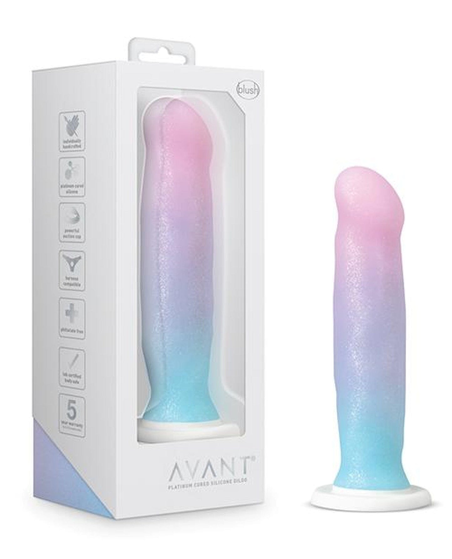 Doll Authority Dongs & Dildos Blush Avant D17 Lucky - Pink-blue