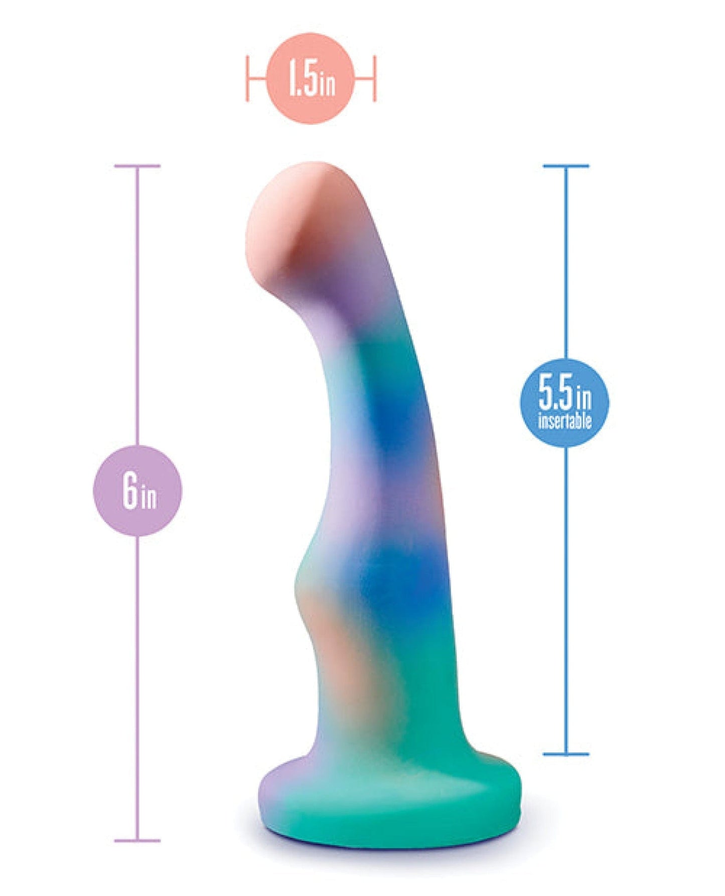 Doll Authority Dongs & Dildos Blush Avant Opal Dreams Dildo - Aqua