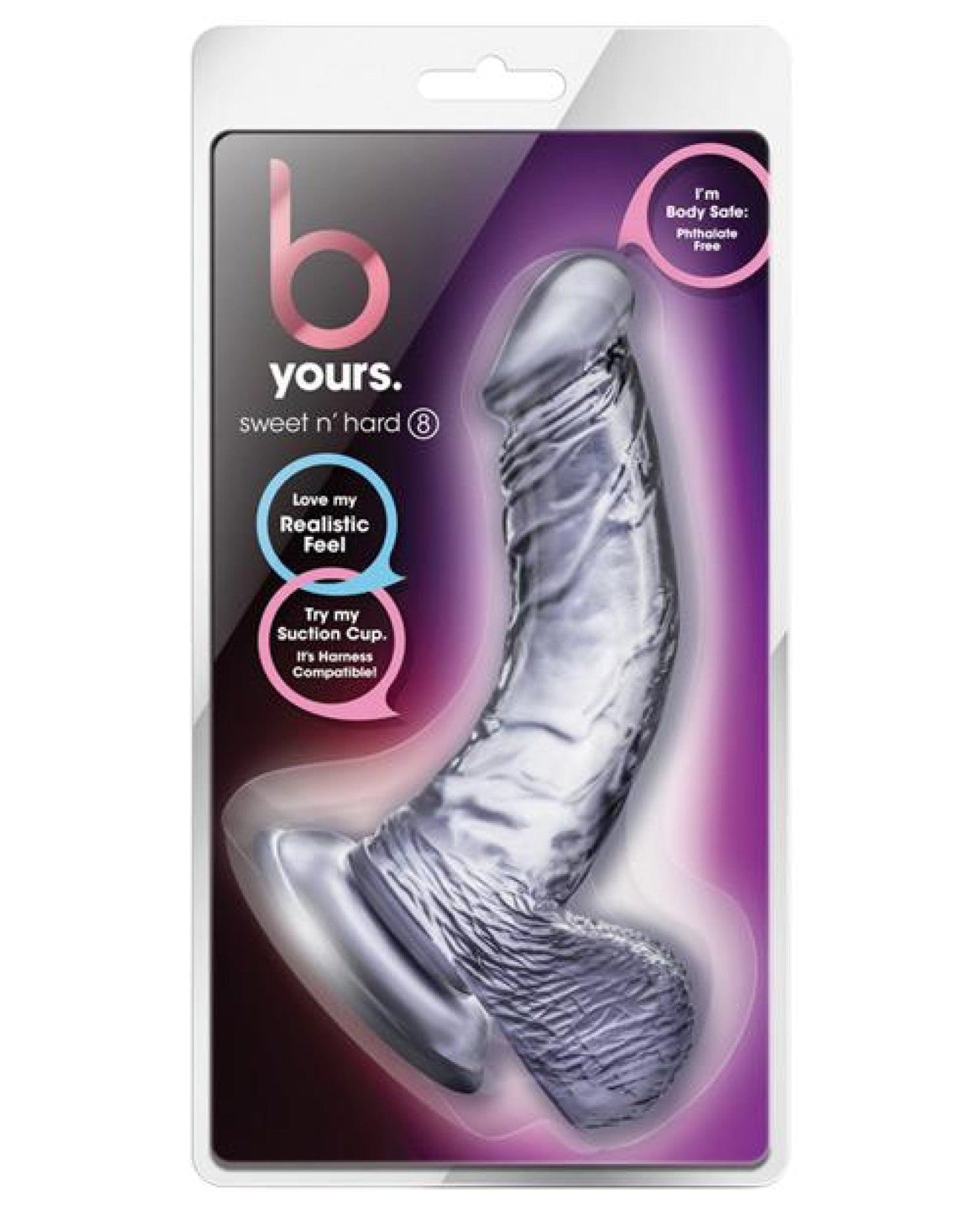 Doll Authority Dongs & Dildos Clear / 7" Blush B Yours Sweet N Hard 8