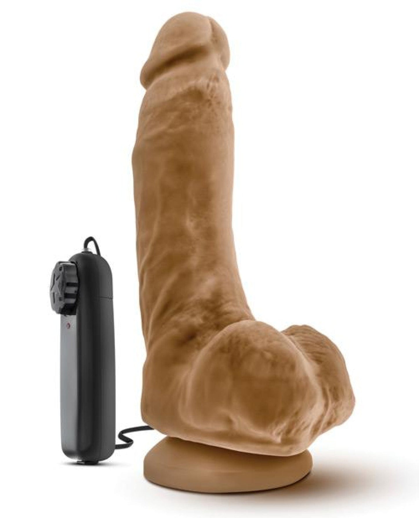 Doll Authority Dongs & Dildos Blush Loverboy The Boxer 9" Vibrating Realistic Cock - Mocha