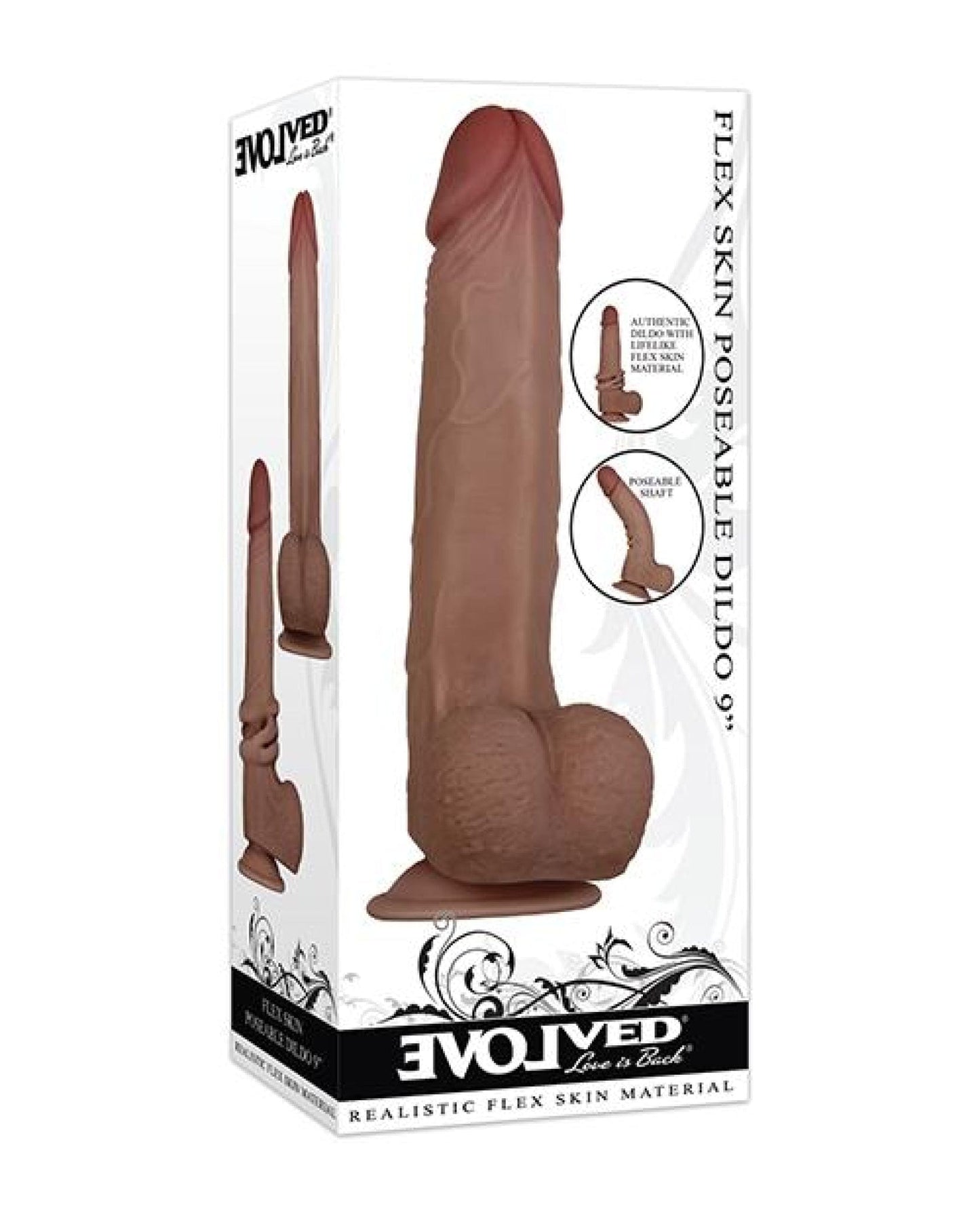 Doll Authority Dongs & Dildos Dark Evolved Flexskin Poseable Dildo 9"