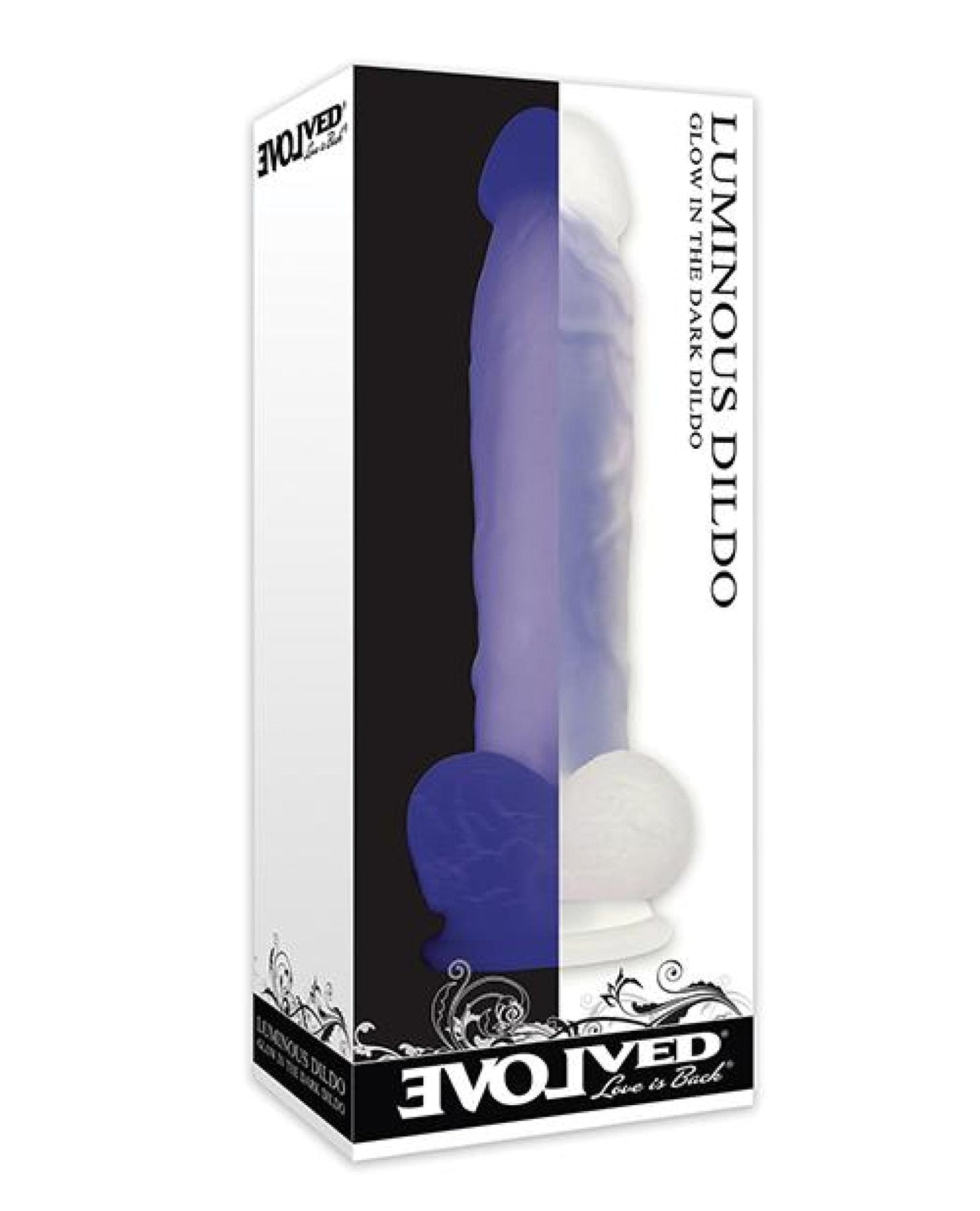 Doll Authority Dongs & Dildos Evolved Luminous Dildo Non Vibrating - Purple
