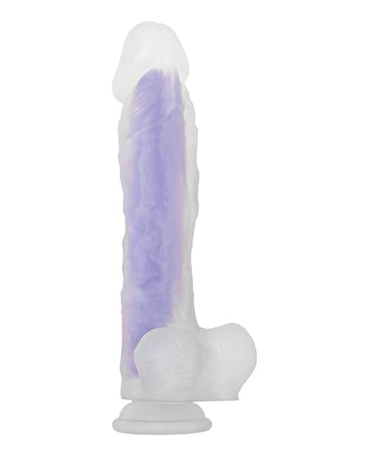 Doll Authority Dongs & Dildos Evolved Luminous Dildo Stud Non Vibrating - Purple