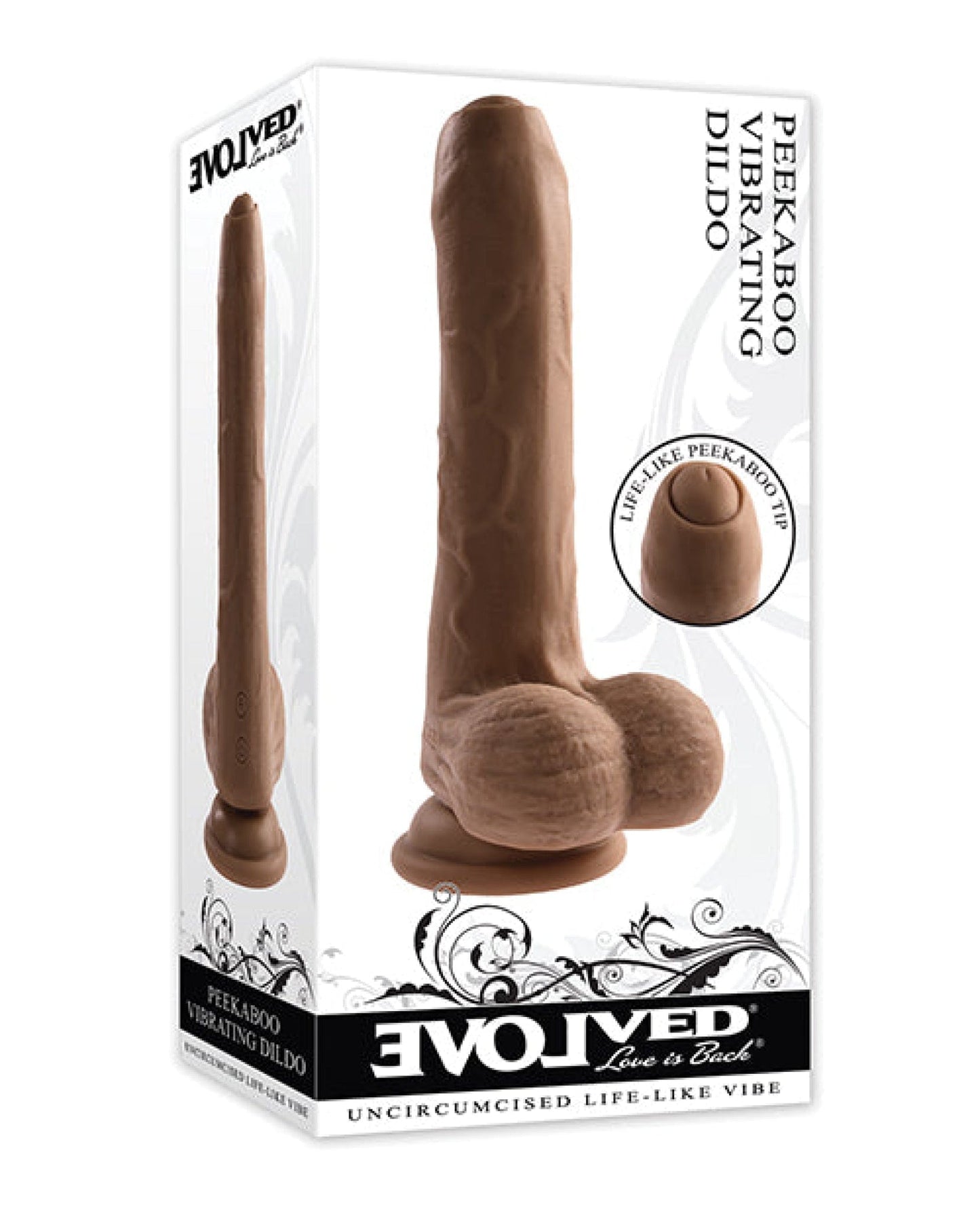Doll Authority Dongs & Dildos Dark Evolved Peek A Boo Vibrating Dildo -