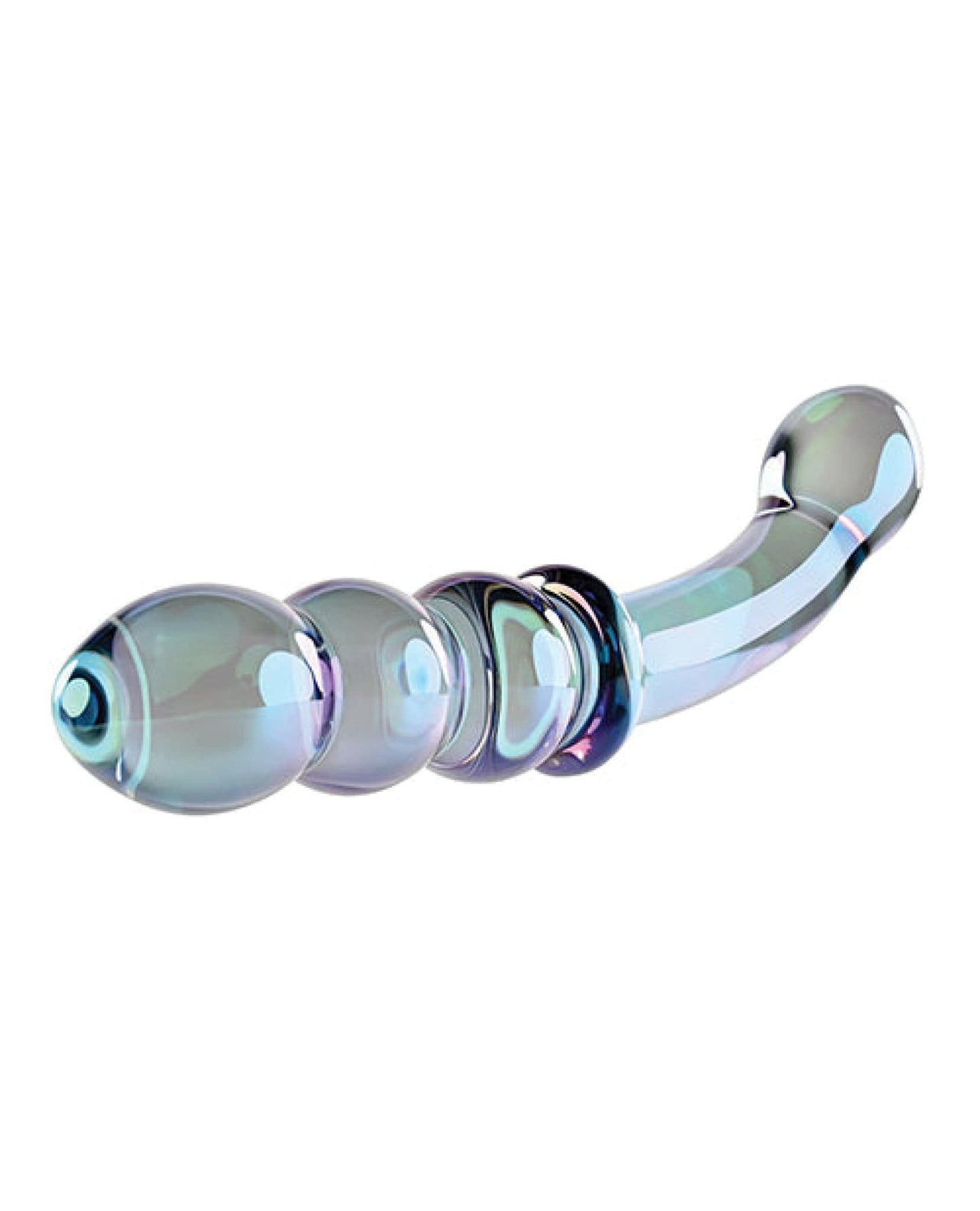Doll Authority Dongs & Dildos Gender X Lustrous Galaxy Wand Dual Ended Glass Massager - Green