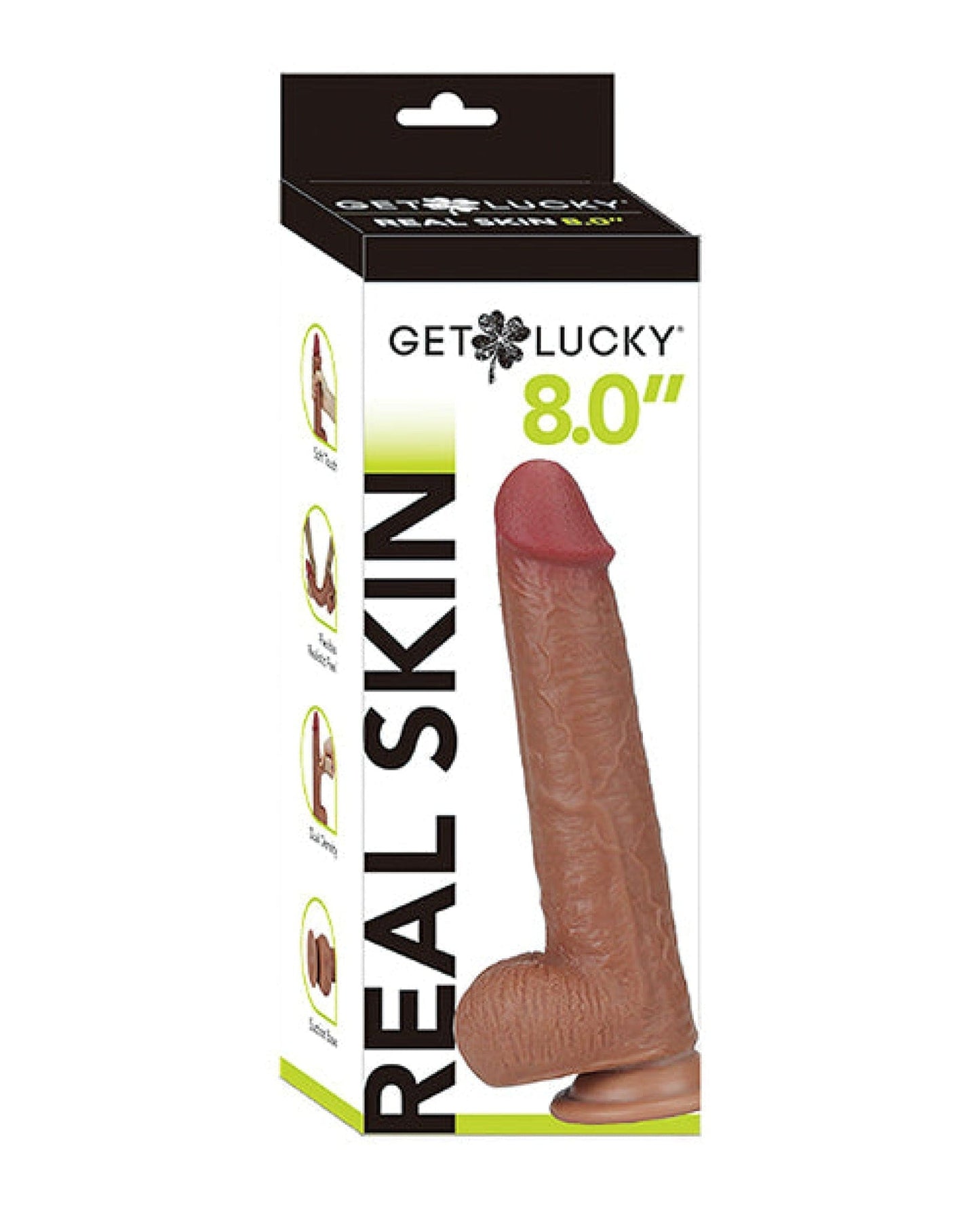 Doll Authority Dongs & Dildos Light Brown Get Lucky 8.0" Real Skin Series