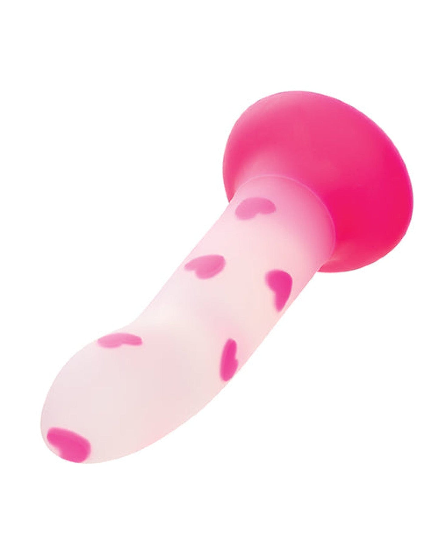 Doll Authority Dongs & Dildos Glow Stick Heart Suction Cup Glow-in-the-Dark Dildo - Pink