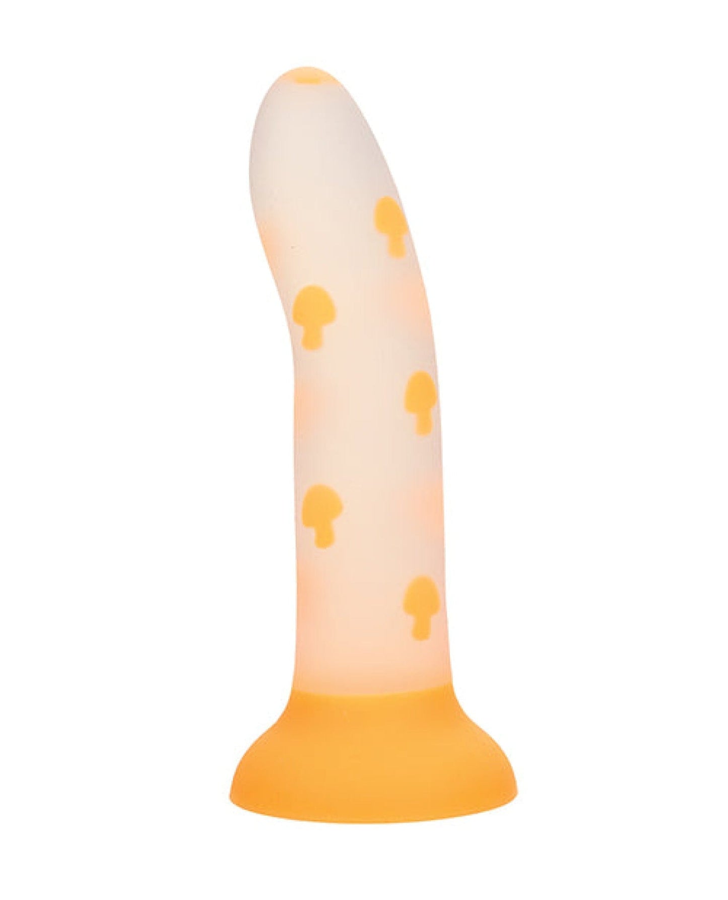 Doll Authority Dongs & Dildos Glow Stick Mushroom Suction Cup Glow-in-the-Dark Dildo - Orange