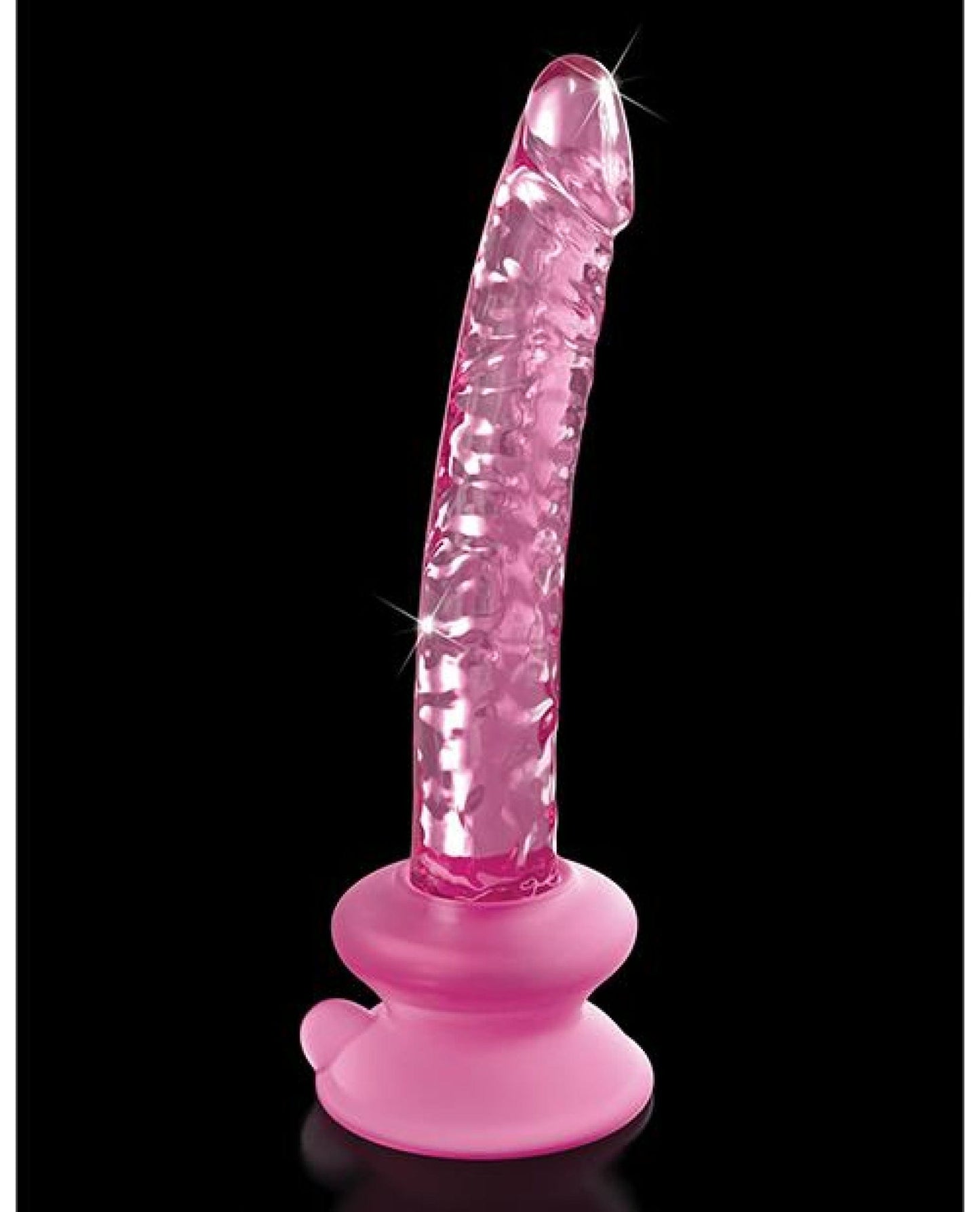 Doll Authority Dongs & Dildos Icicles No. 86 Hand Blown Glass Massager W-suction Cup - Pink